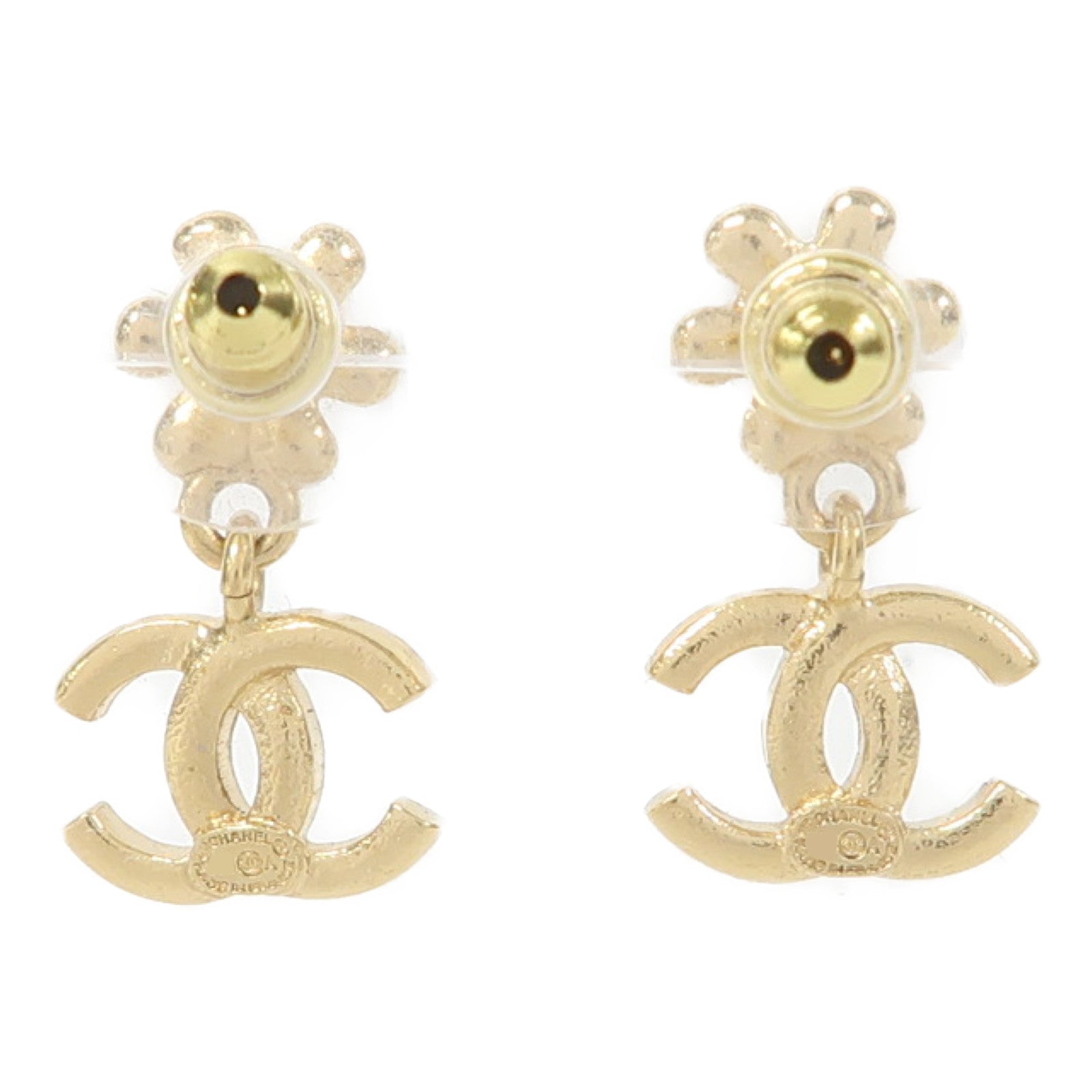 CHANEL 【激減優惠】金屬Earrings耳環金色