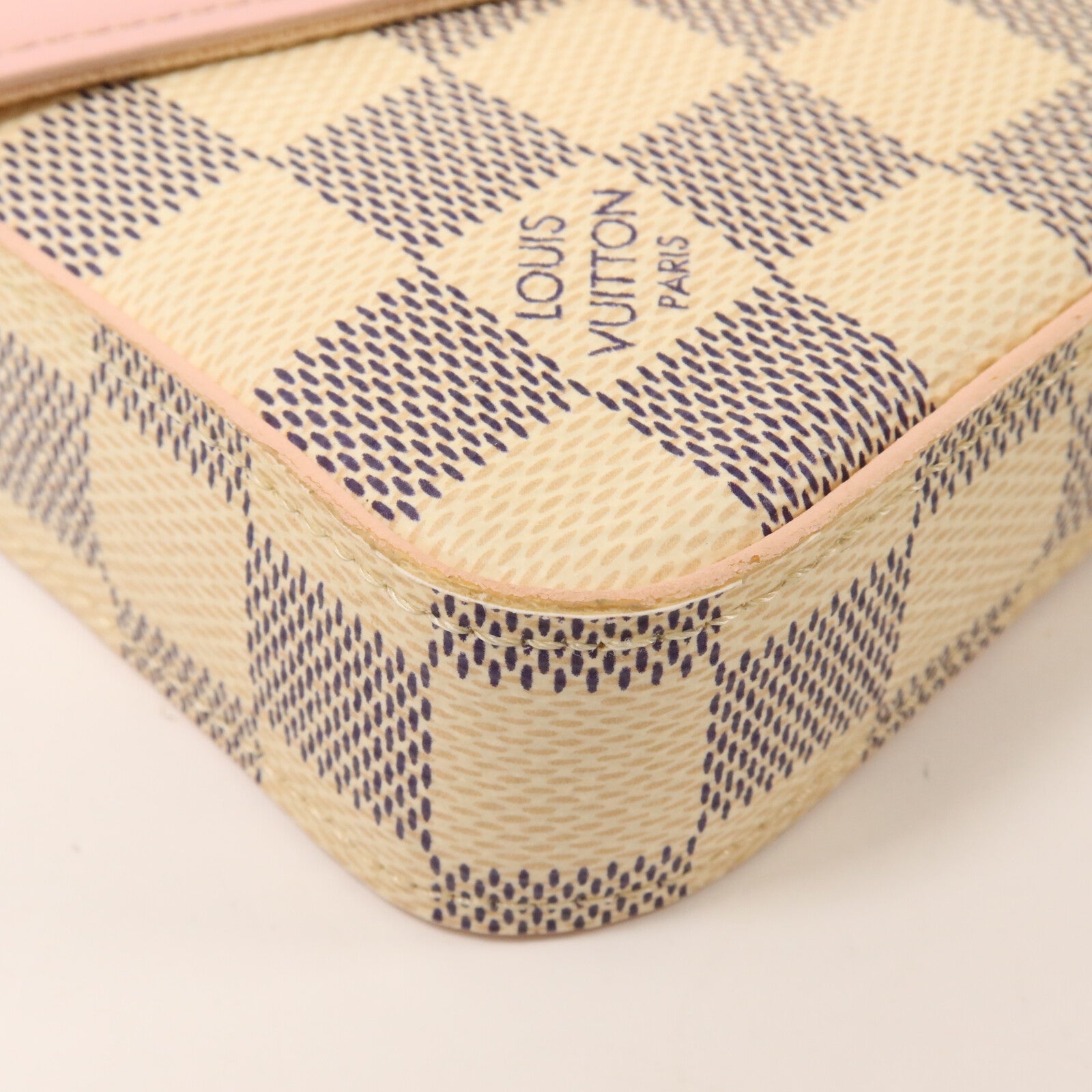 LOUIS VUITTON Damier Azur Felicie Pochette鏈帶肩背袋