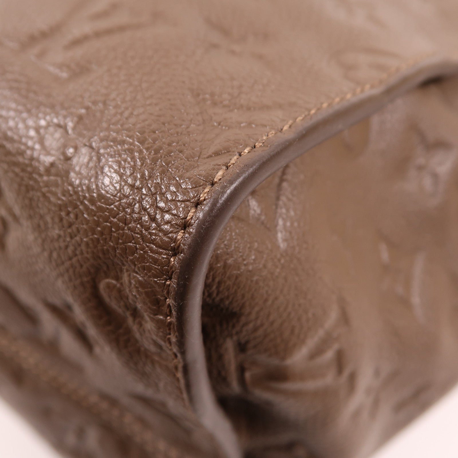 LOUIS VUITTON 【激減優惠】Monogram Empreinte Lumineuse PM金扣手挽肩背兩用袋棕色