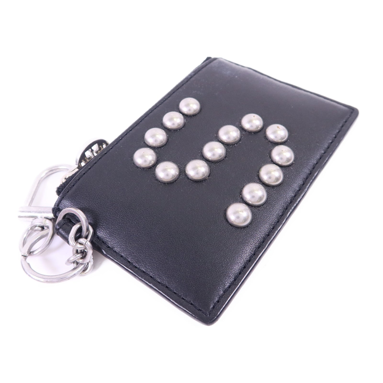 牛皮皮革Card Case銀扣卡片套