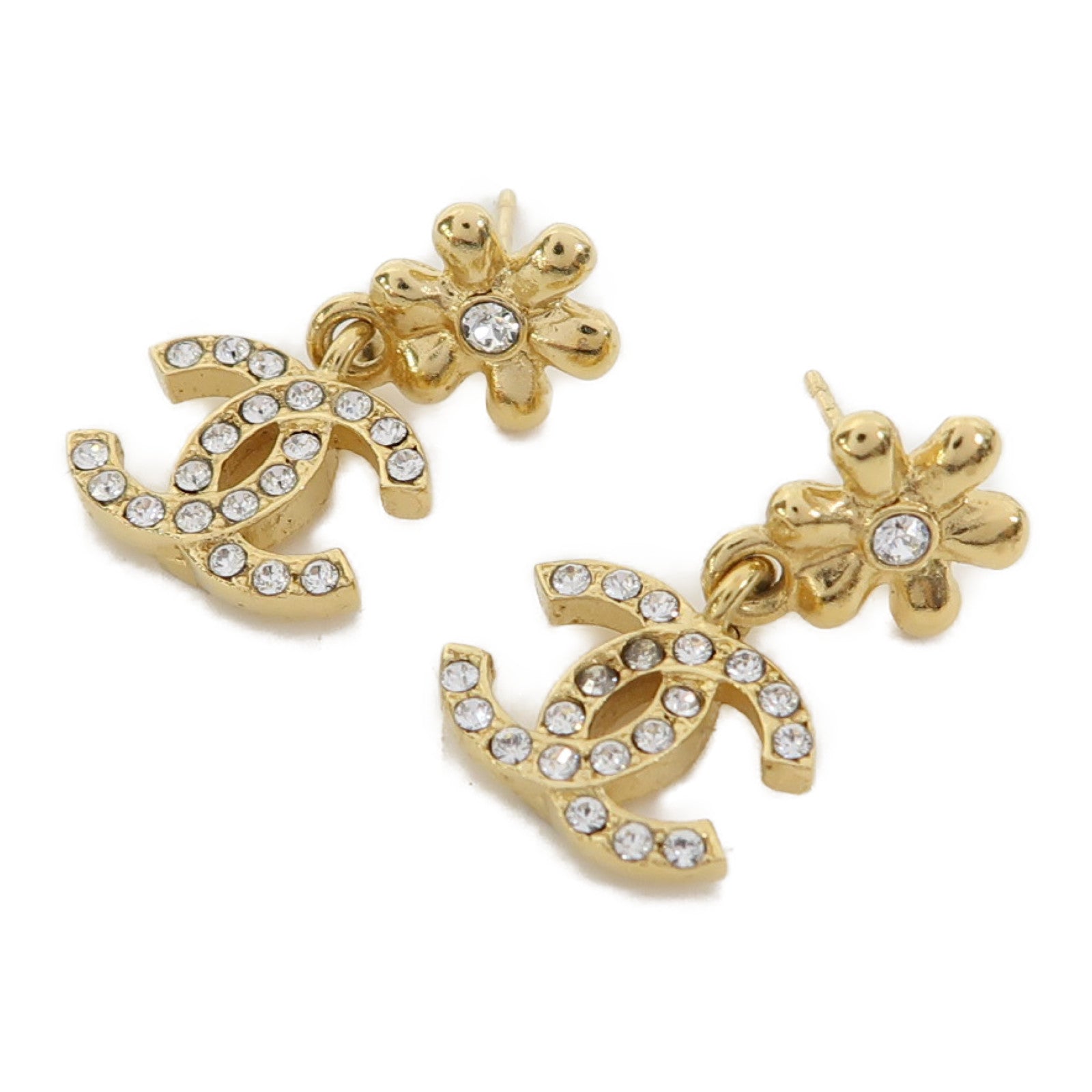 CHANEL 【激減優惠】金屬Earrings耳環金色
