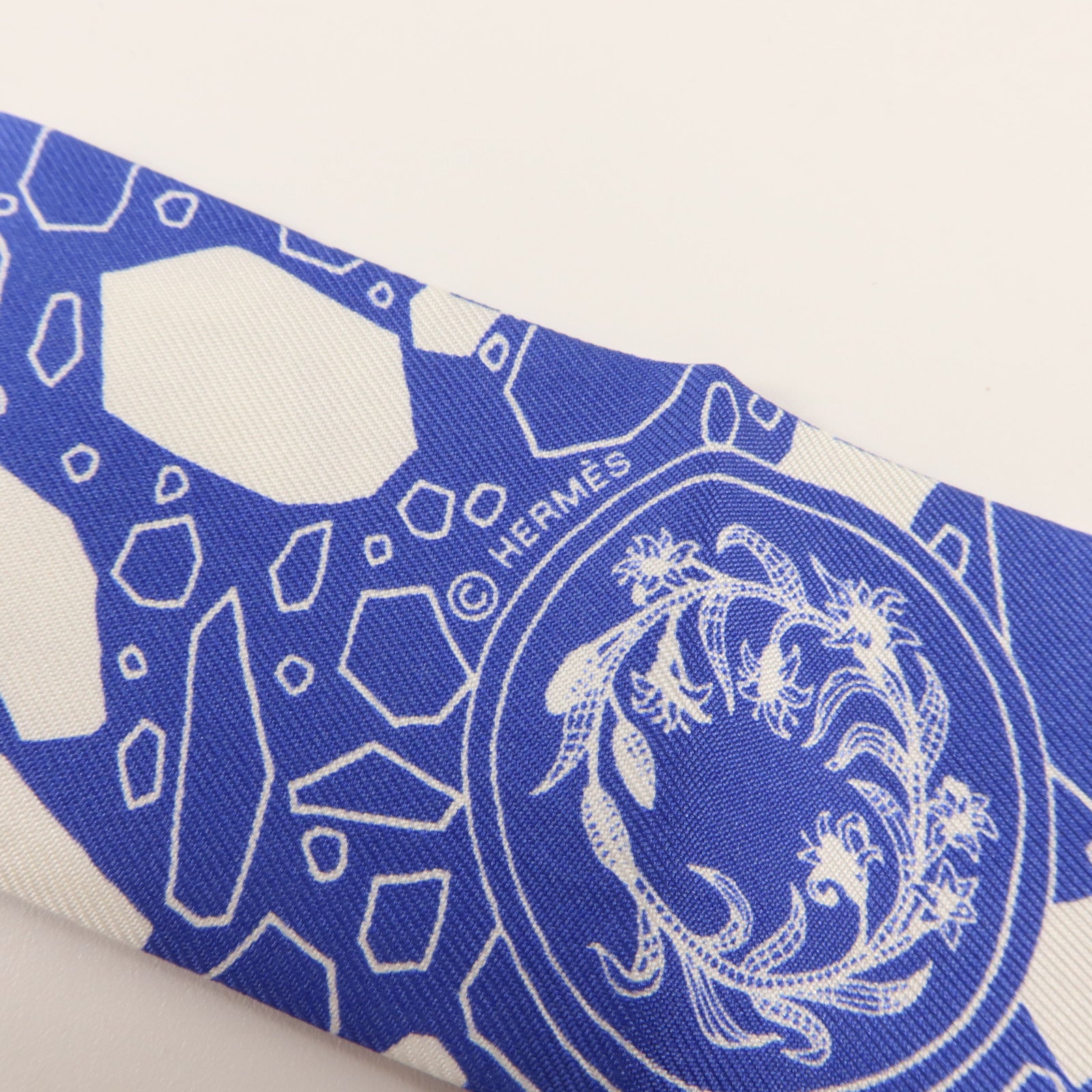 HERMES 絲質Twilly絲巾