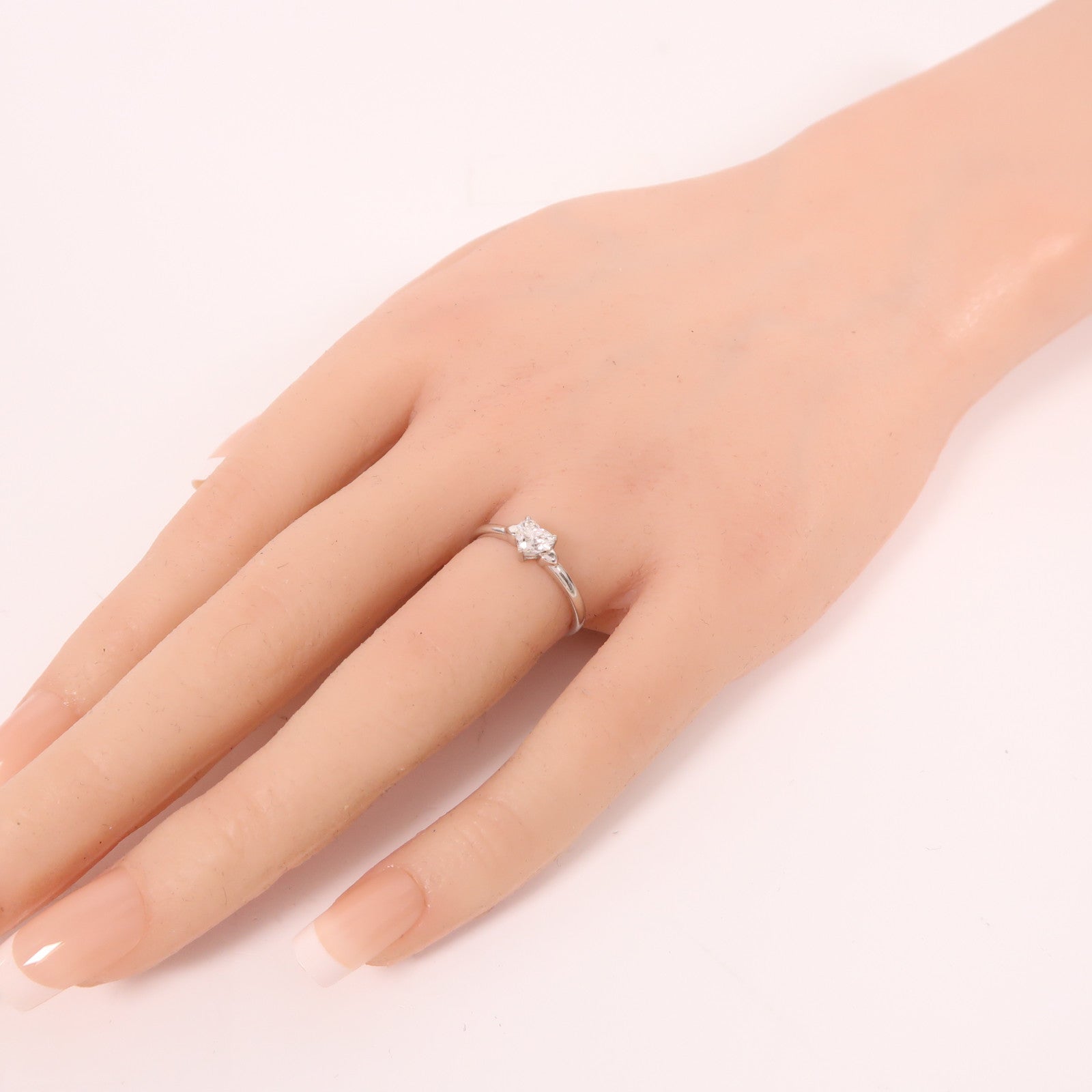 JEWELRY 18K白金Diamond Ring0.43ct鑽石戒指US#6