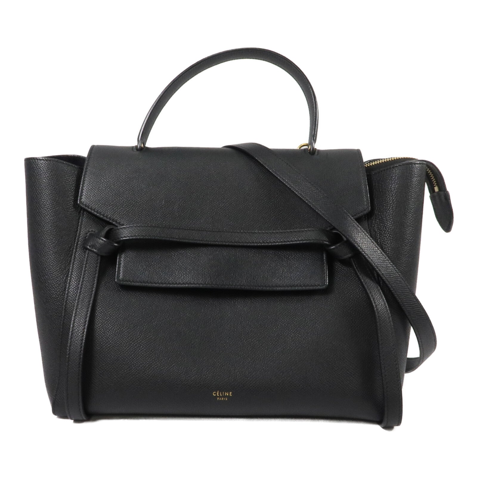 CELINE 牛皮皮革Micro Belt Bag手挽肩背兩用袋