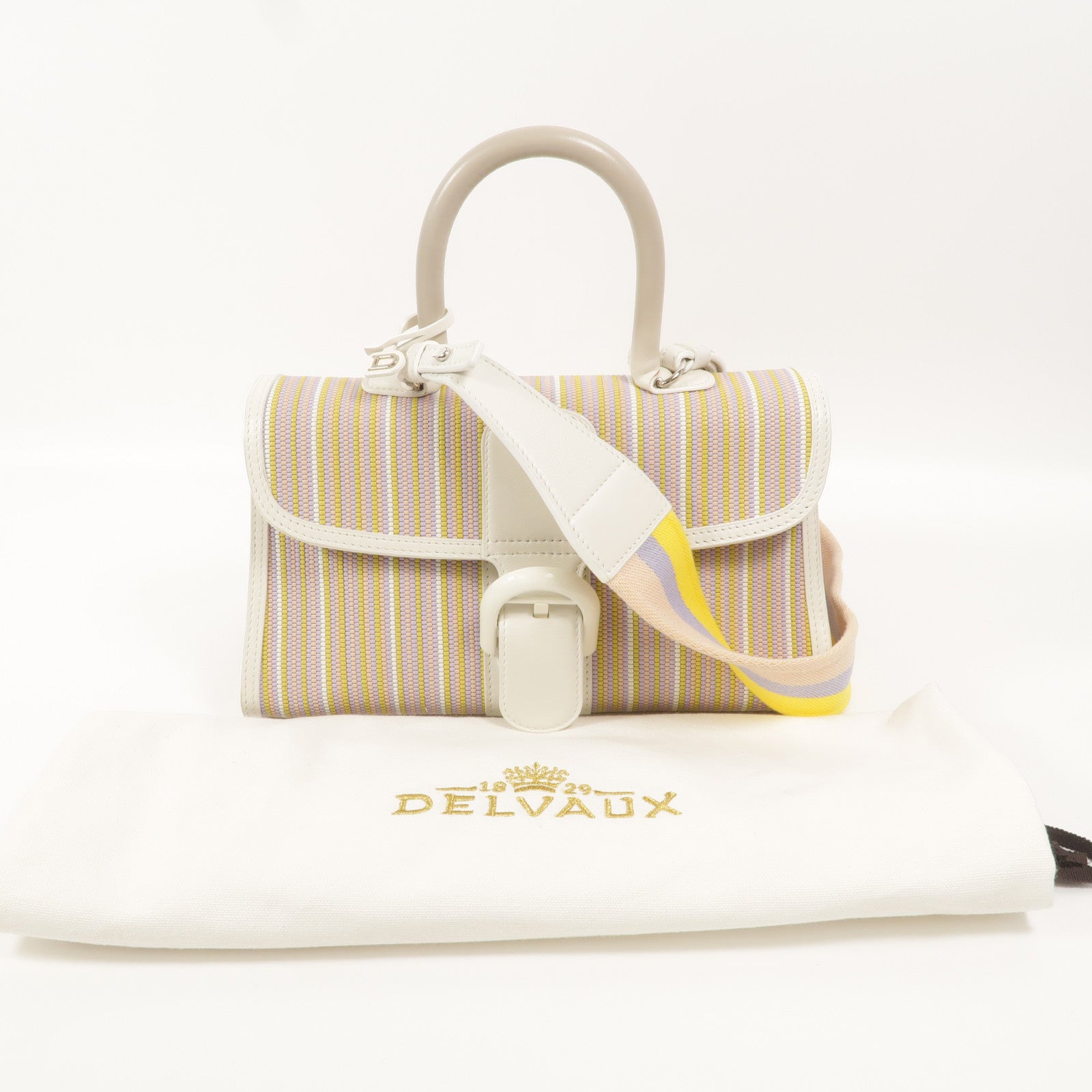Delvaux 牛皮皮革Le Brillant手挽肩背兩用袋