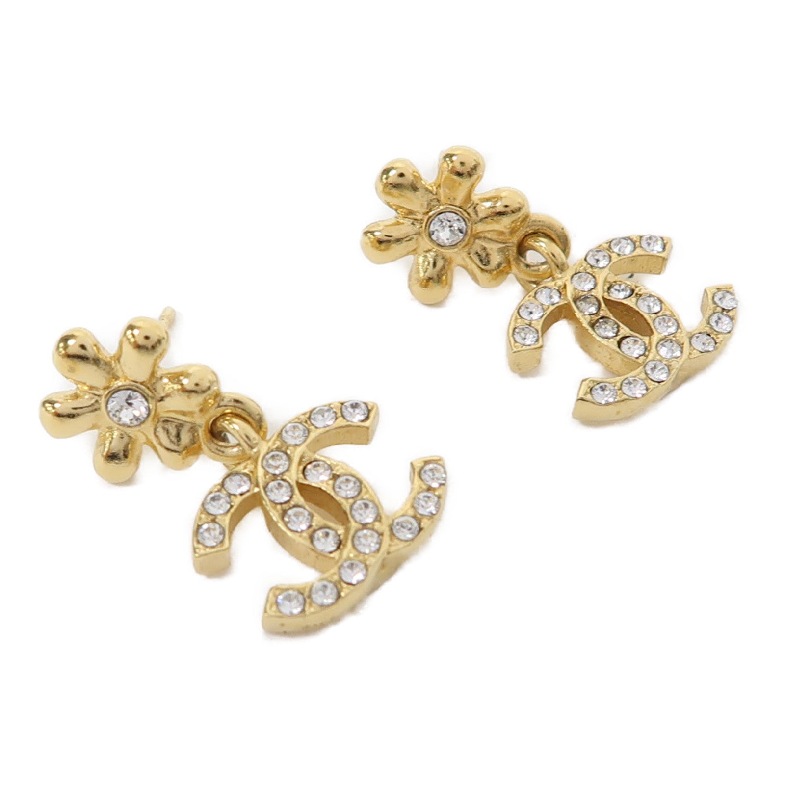 CHANEL 【激減優惠】金屬Earrings耳環金色