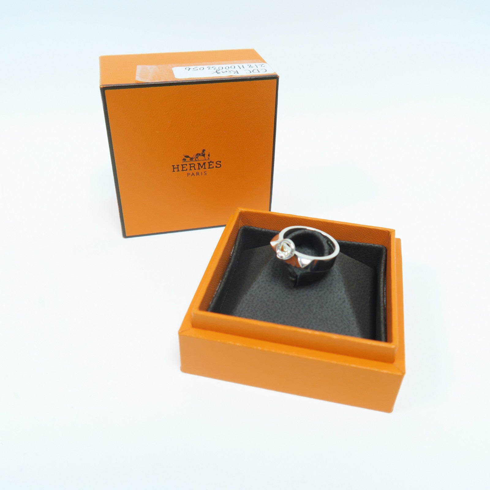 HERMES 【激減優惠】925純銀CDC Collier De Chien Ring戒指US#6