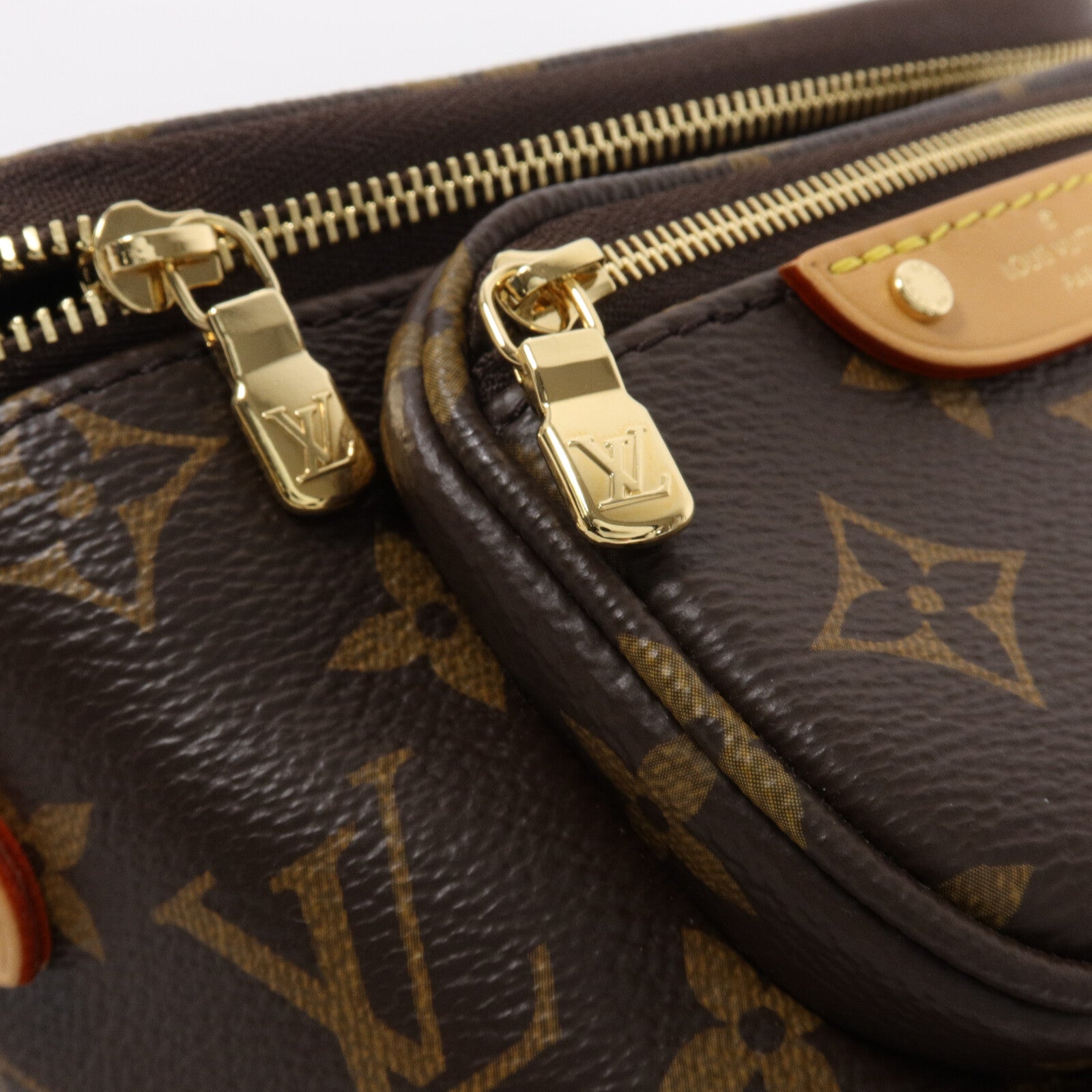 LOUIS VUITTON Monogram Mini Bumbag手挽肩背兩用袋棕色
