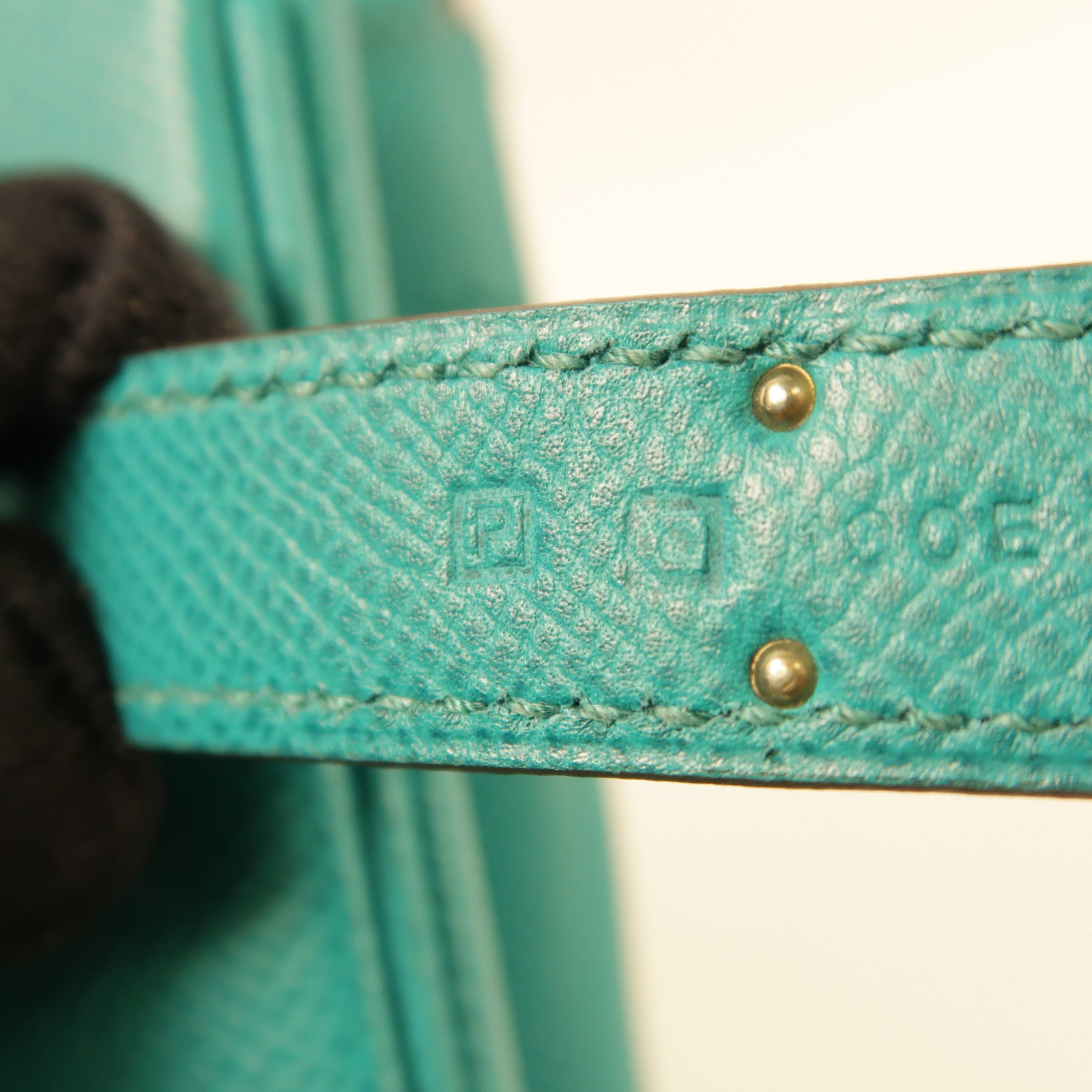 HERMES 【激減優惠】Epsom皮革Birkin 30銀扣手挽袋7F Bleu Paon