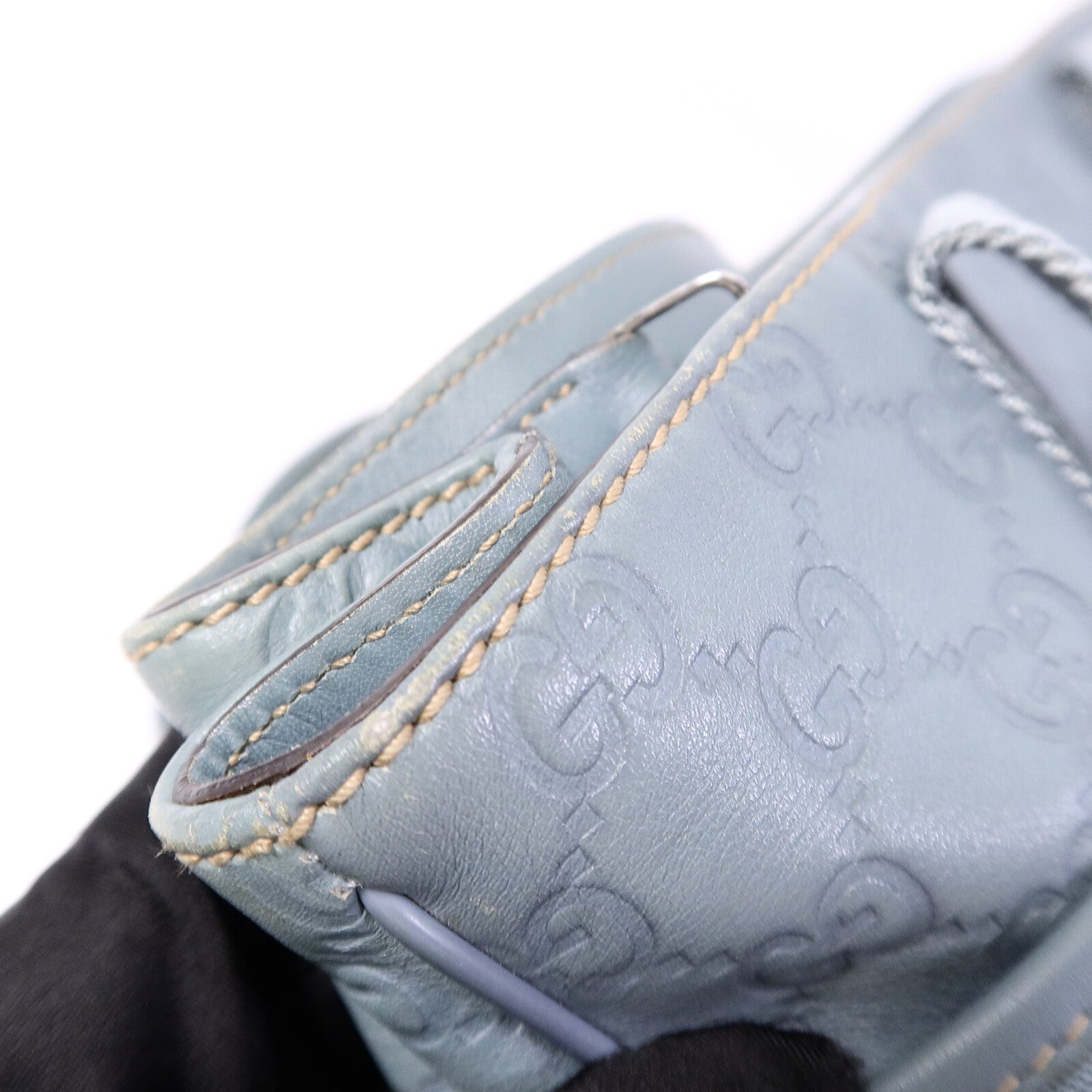 GUCCI 帆布/牛皮皮革Tote Bag手挽袋