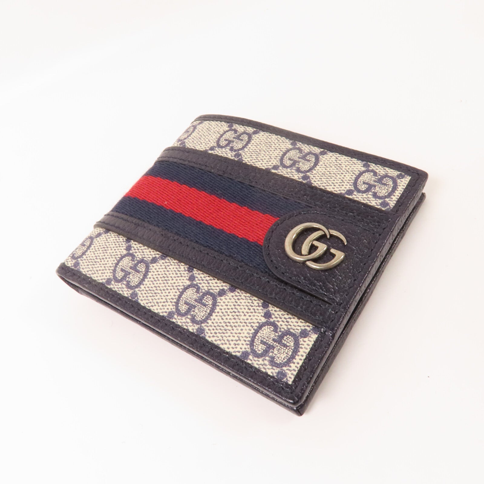 GUCCI 塗層帆布Ophidia GG Supreme Wallet短錢包