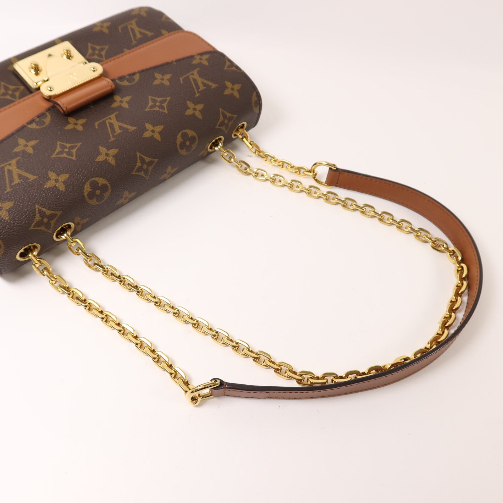 LOUIS VUITTON Monogram Marceau鏈帶肩背袋