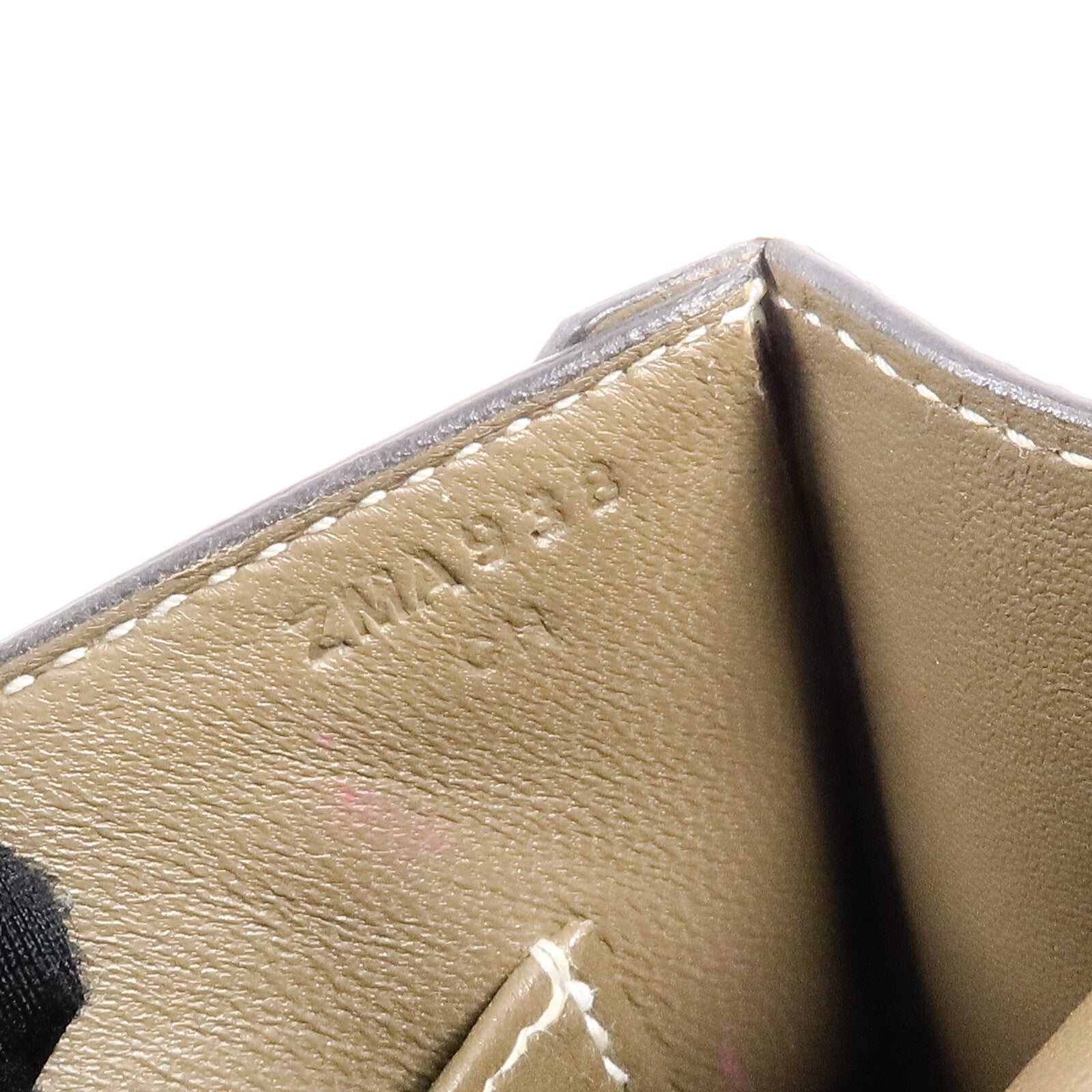 HERMES Chevre皮革Verrou Mini鏈帶肩背袋Etoupe