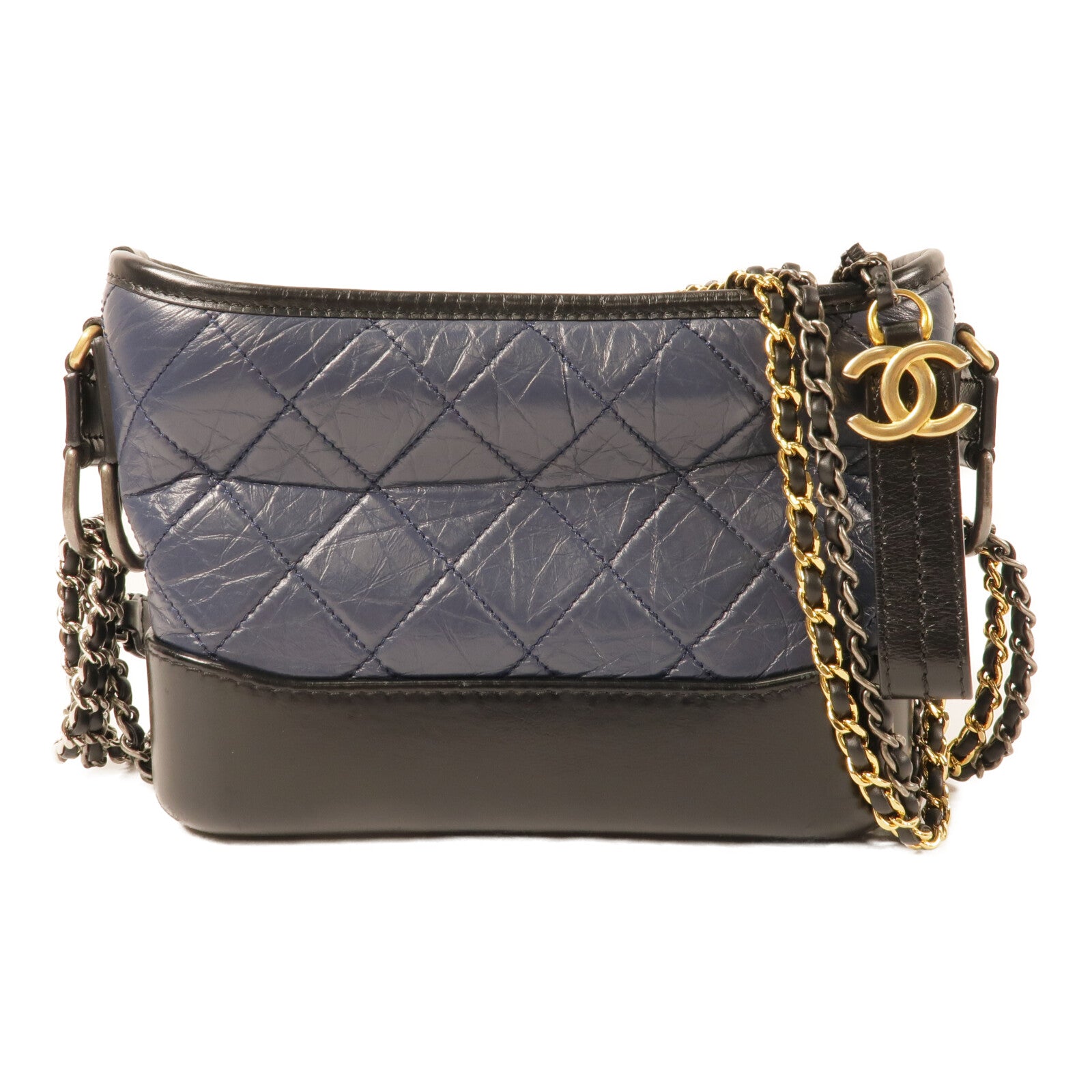 CHANEL 牛皮皮革Gabrielle Small鏈帶肩背袋