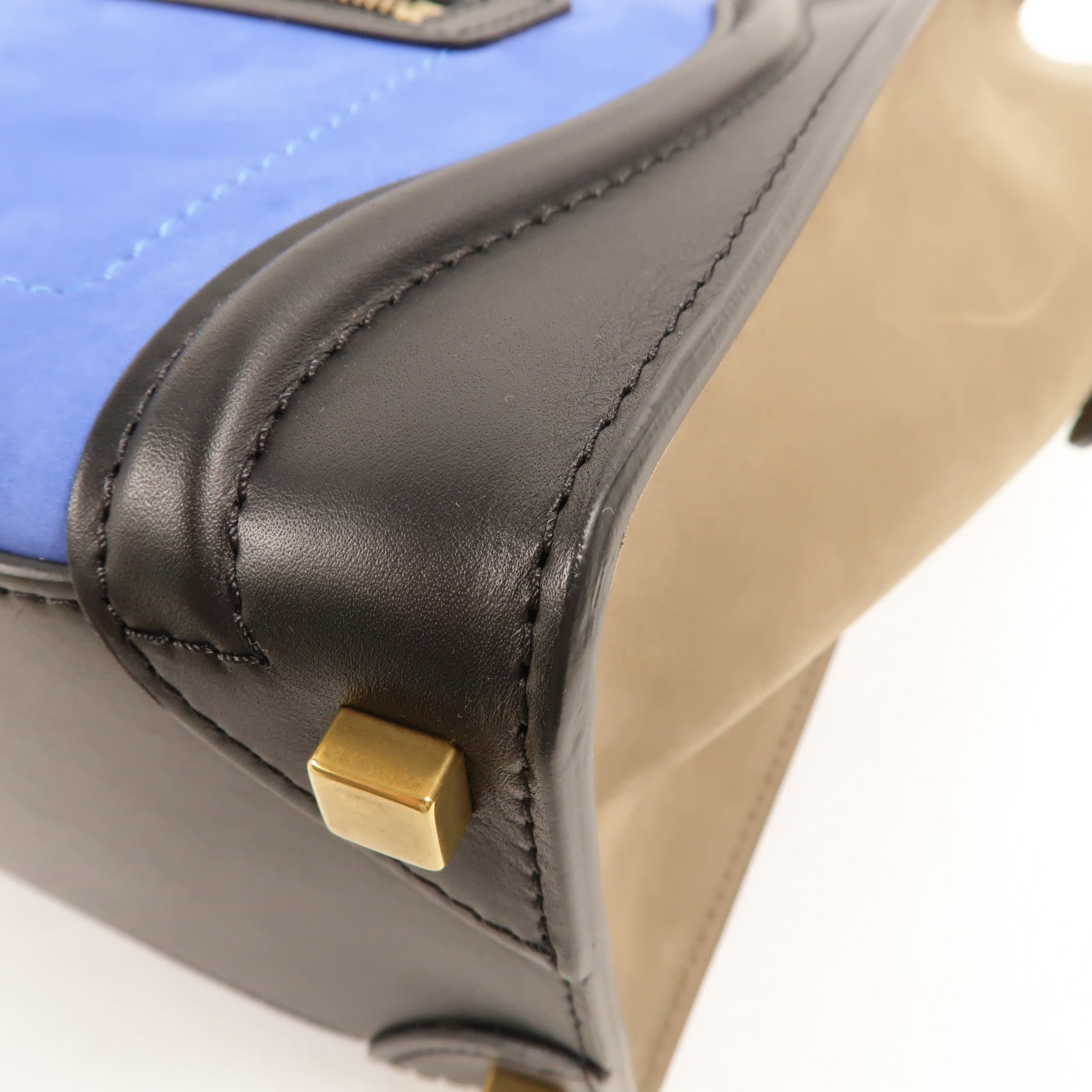 CELINE 牛皮皮革Micro Luggage手挽袋