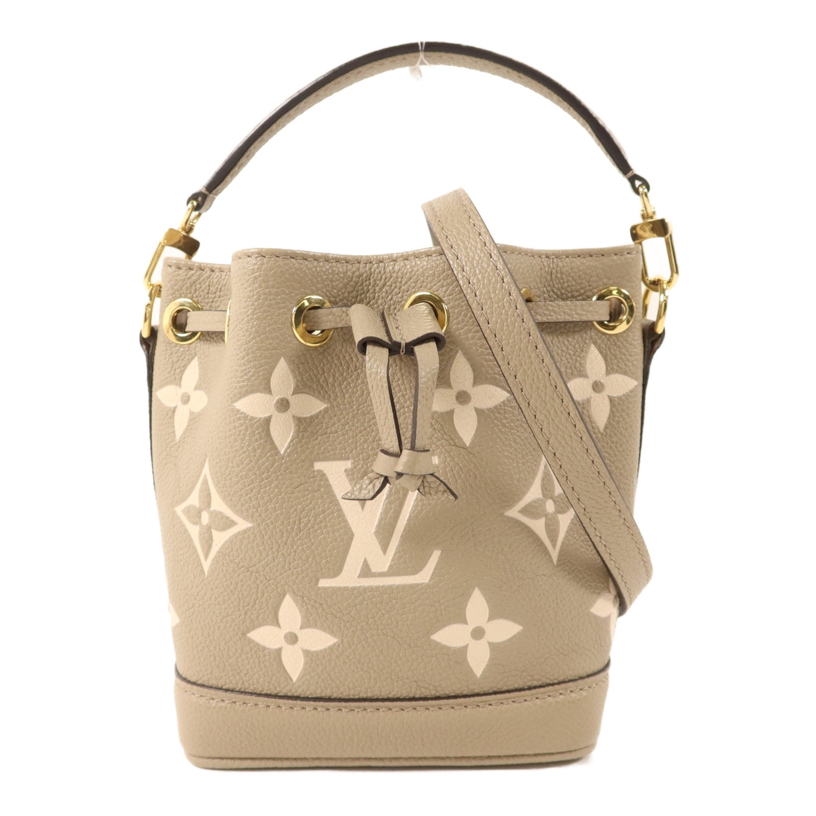 LOUIS VUITTON 【激減優惠】Monogram Empreinte Nano Noe金扣手挽肩背兩用袋