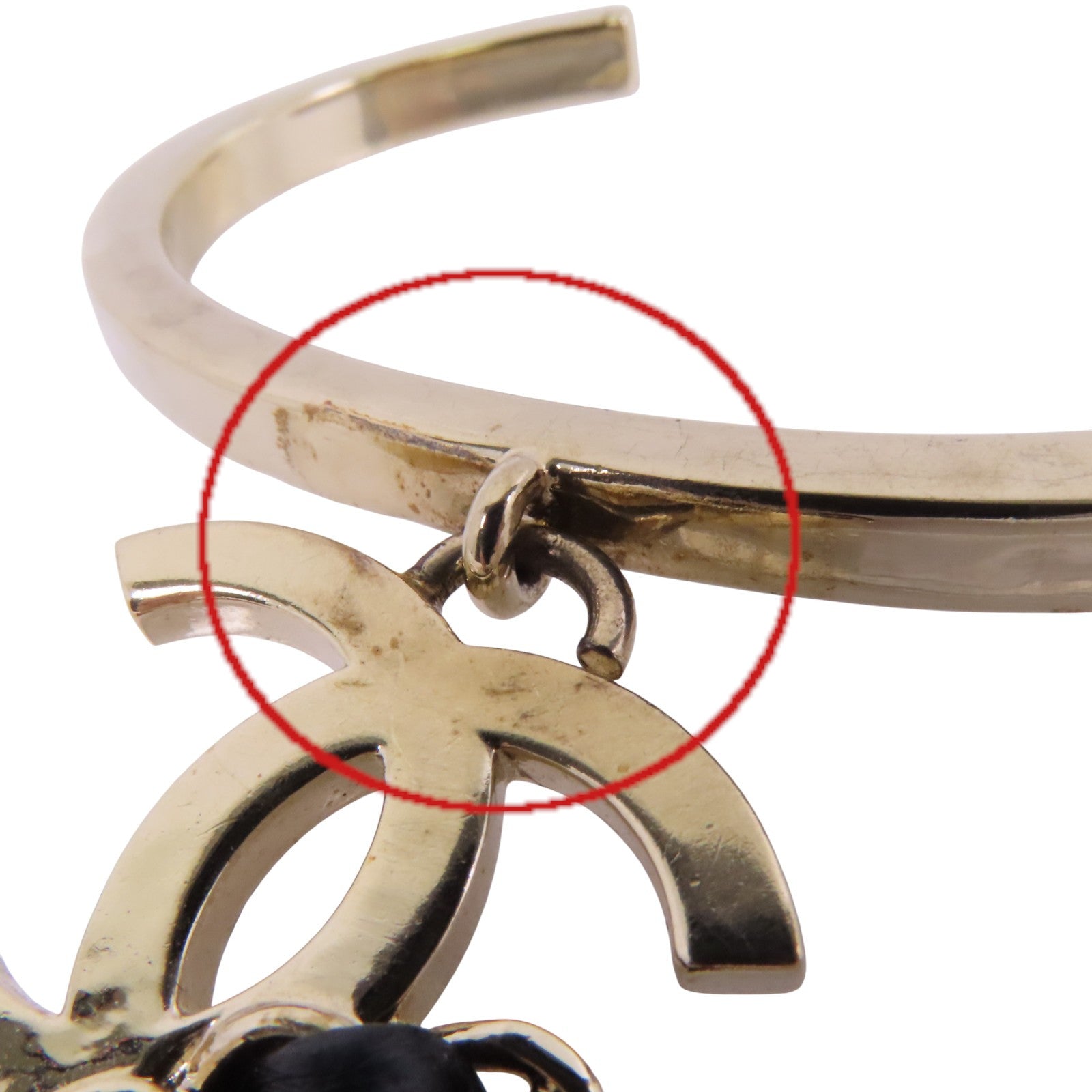 CHANEL 金屬/PVC/皮革Bangle手鐲