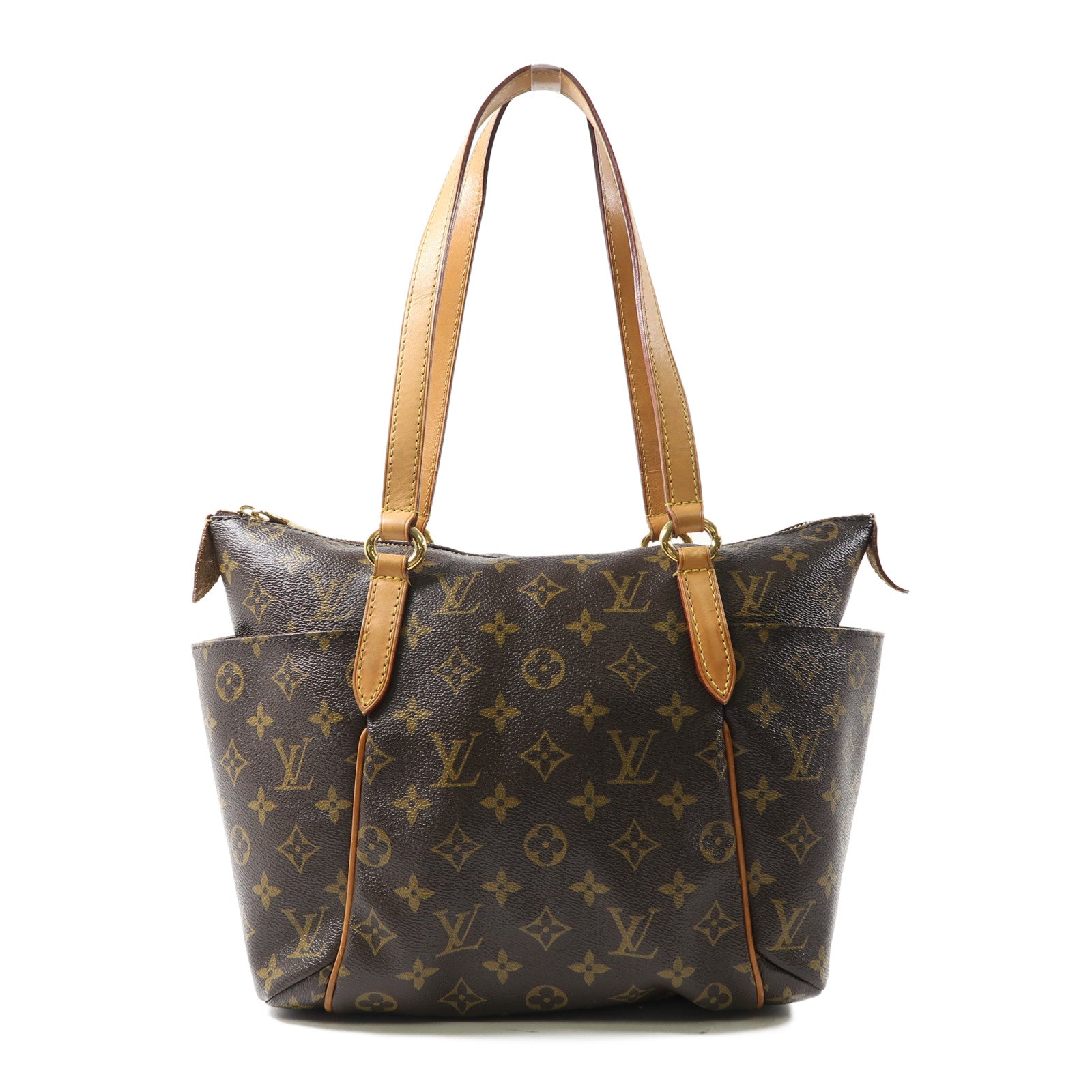 LOUIS VUITTON Monogram Totally金扣肩背袋啡色