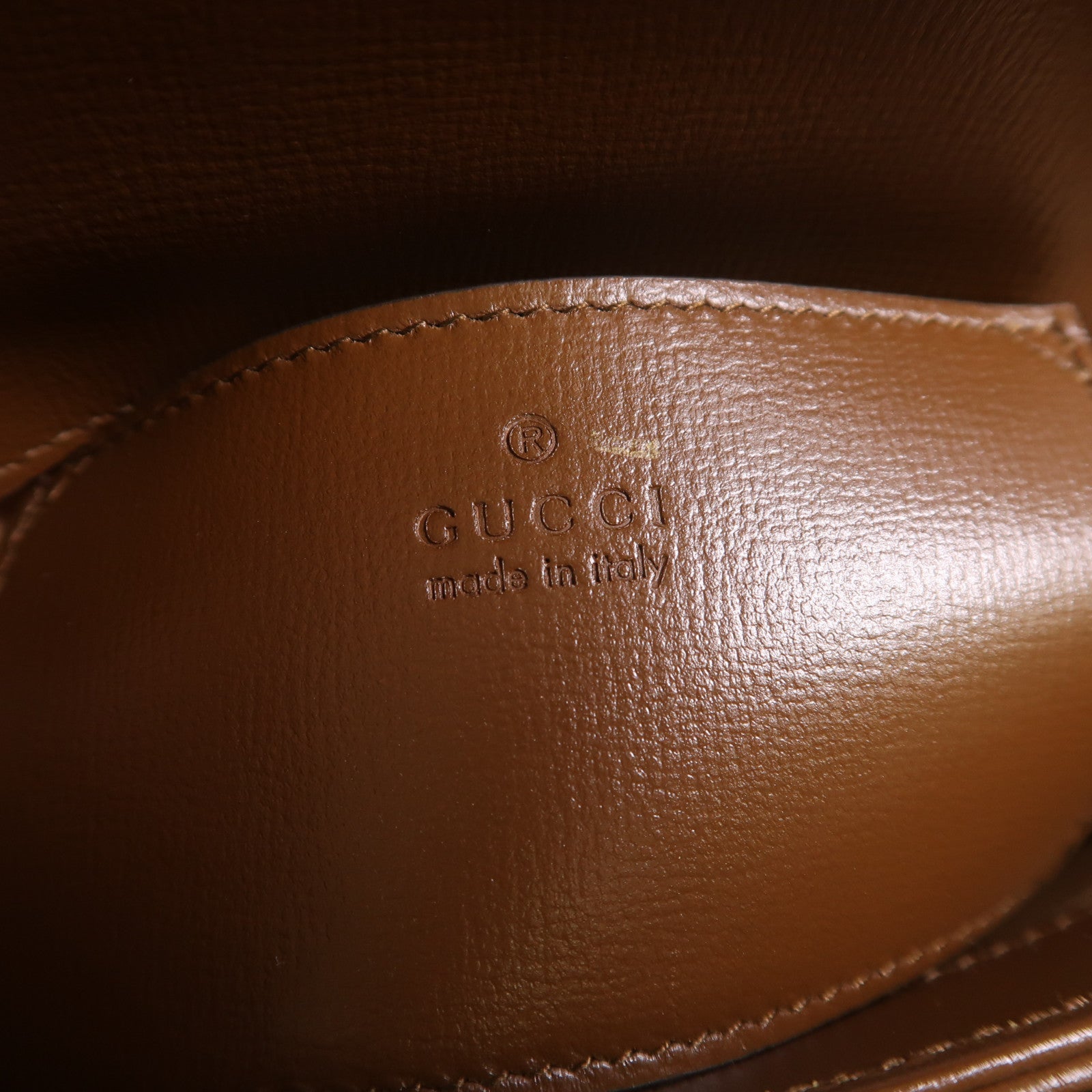 GUCCI 塗層帆布Horsebit 1955 Mini Top Handle金扣手挽肩背兩用袋