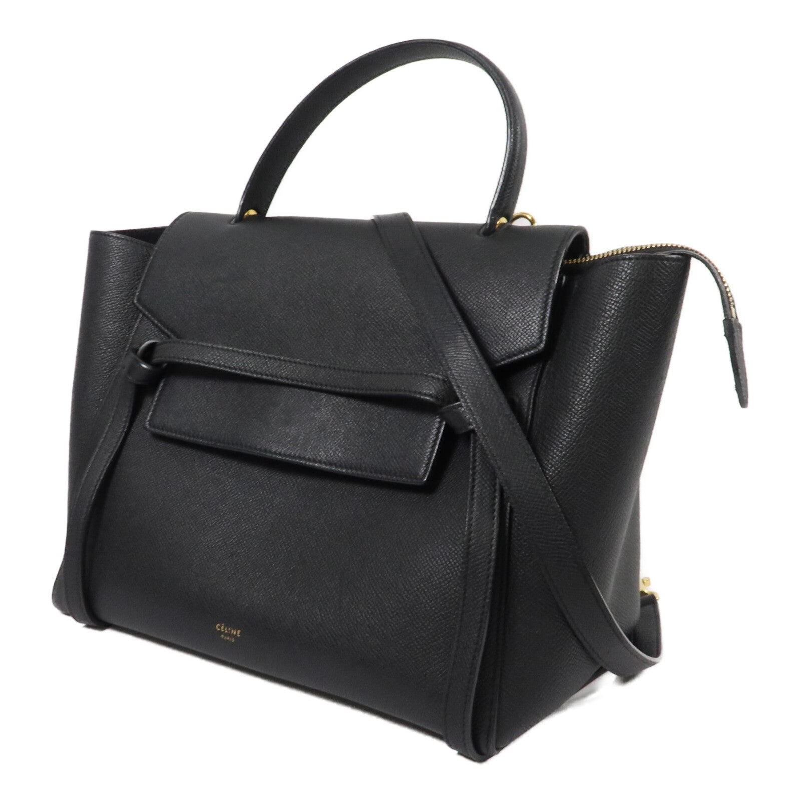 CELINE 牛皮皮革Micro Belt Bag手挽肩背兩用袋