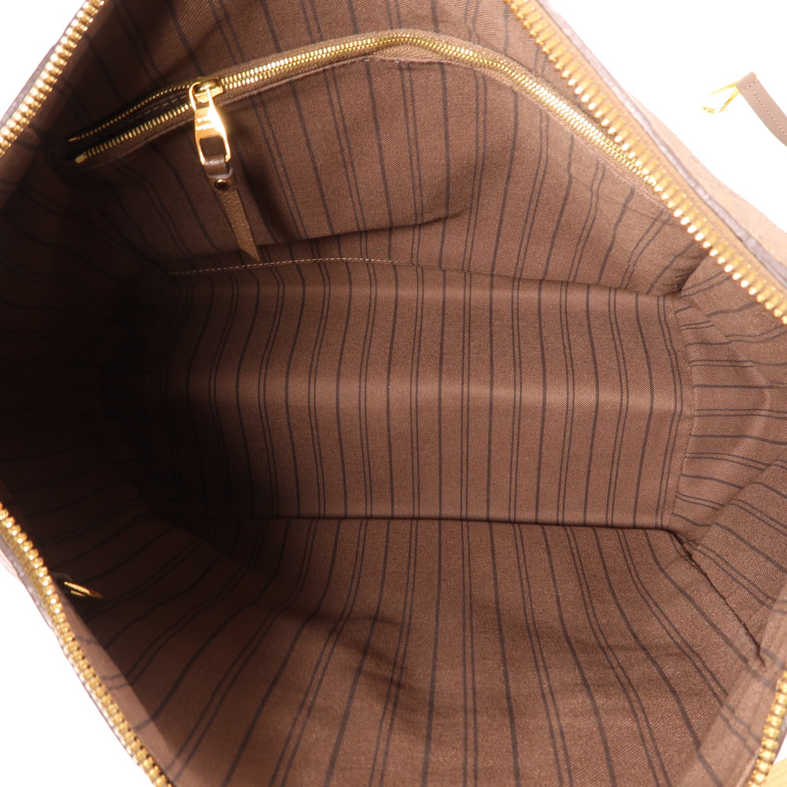 LOUIS VUITTON 【激減優惠】Monogram Empreinte Lumineuse PM金扣手挽肩背兩用袋棕色