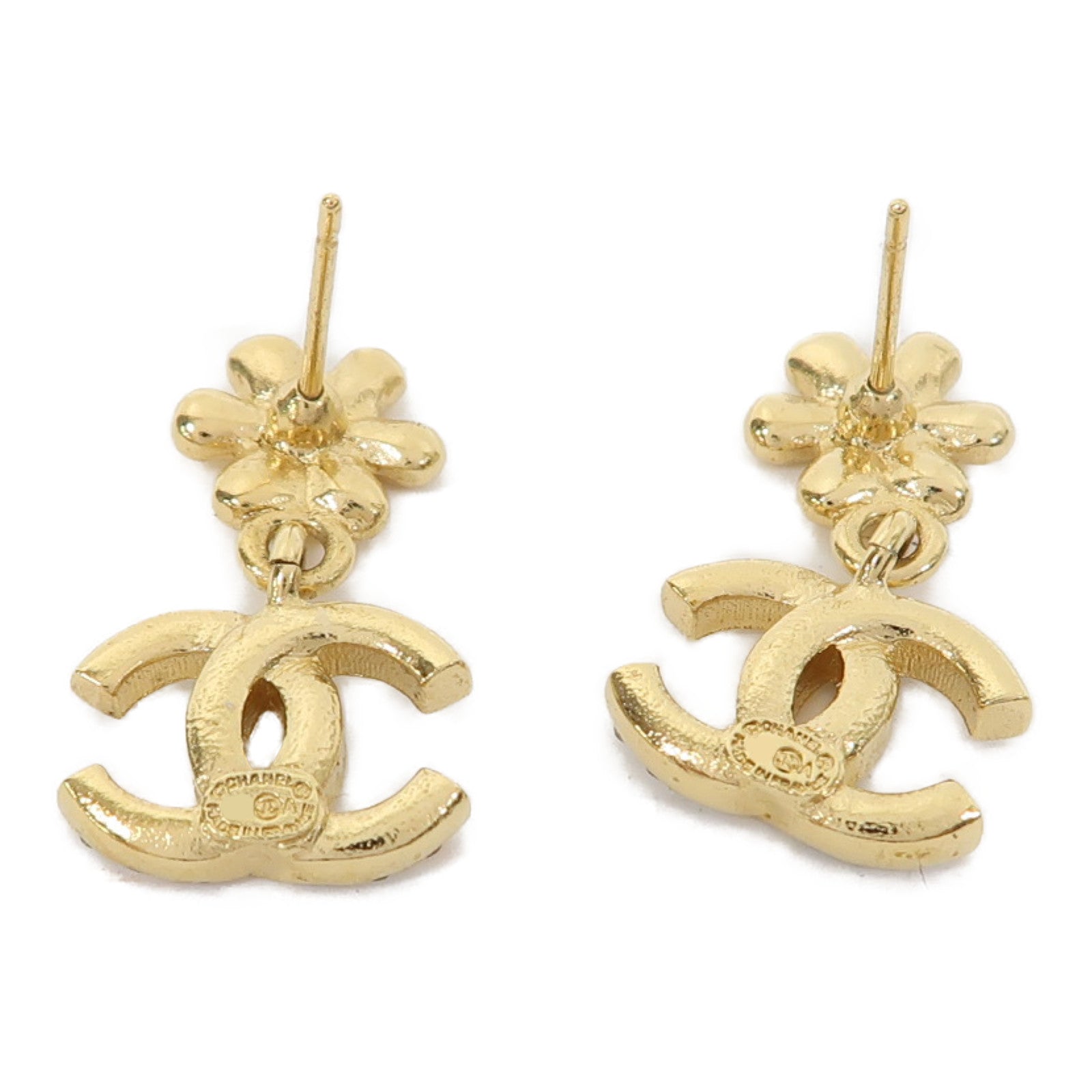 CHANEL 【激減優惠】金屬Earrings耳環金色