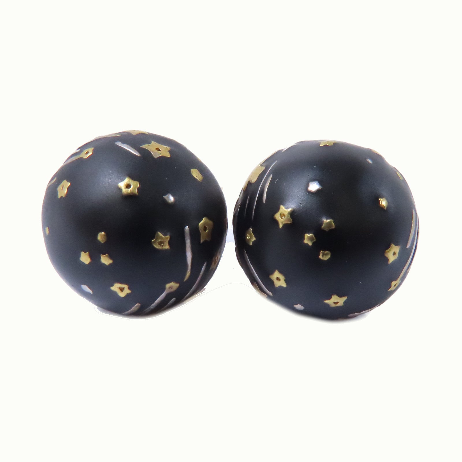 Dior 金屬Earrings耳環金色/黑色
