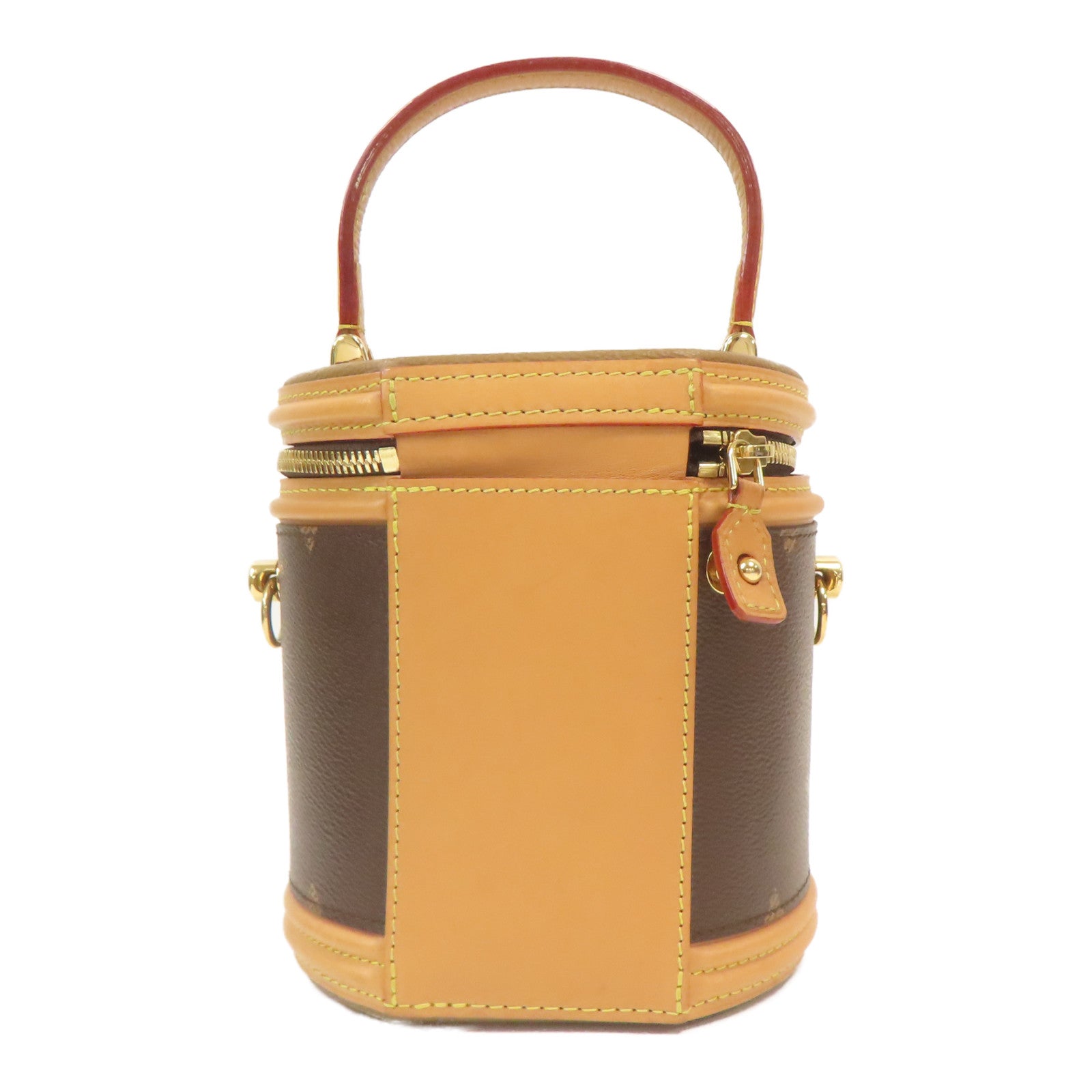 LOUIS VUITTON Monogram Giant Cannes金扣手挽肩背兩用袋啡色