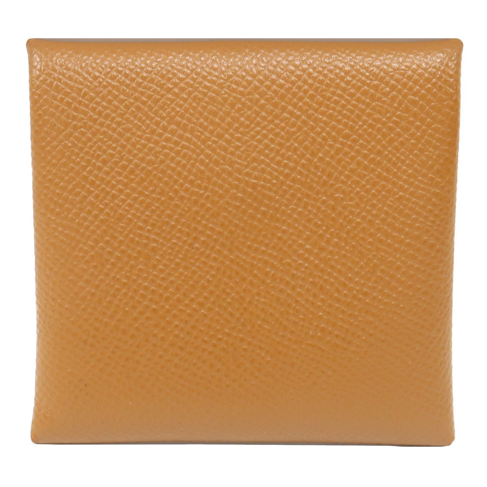 HERMES 【激減優惠】Epsom皮革Bastia Coin Case銀扣零錢包啡色