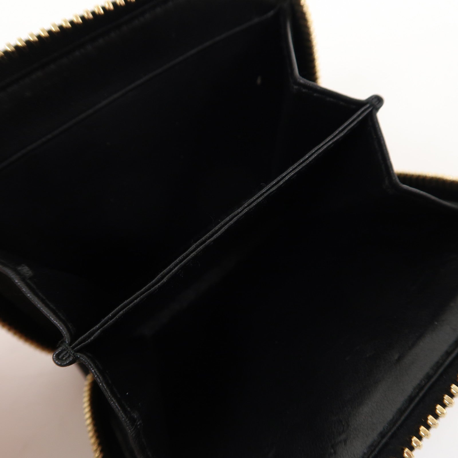 PRADA 【激減優惠】牛皮皮革Card Coin Case金扣卡片套/零錢包黑色