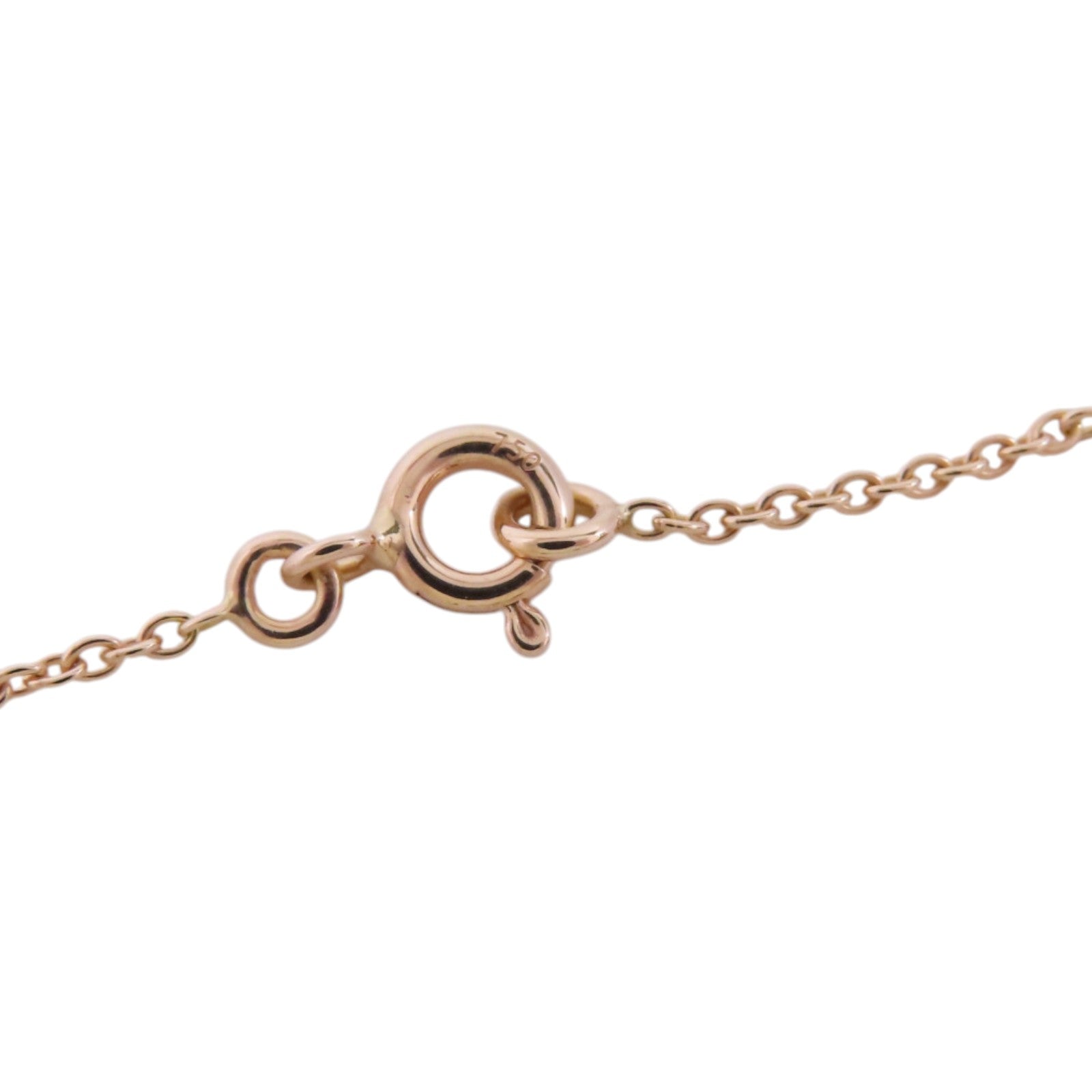 HERMES 18K玫瑰金Farandole PM Necklace金扣項鏈