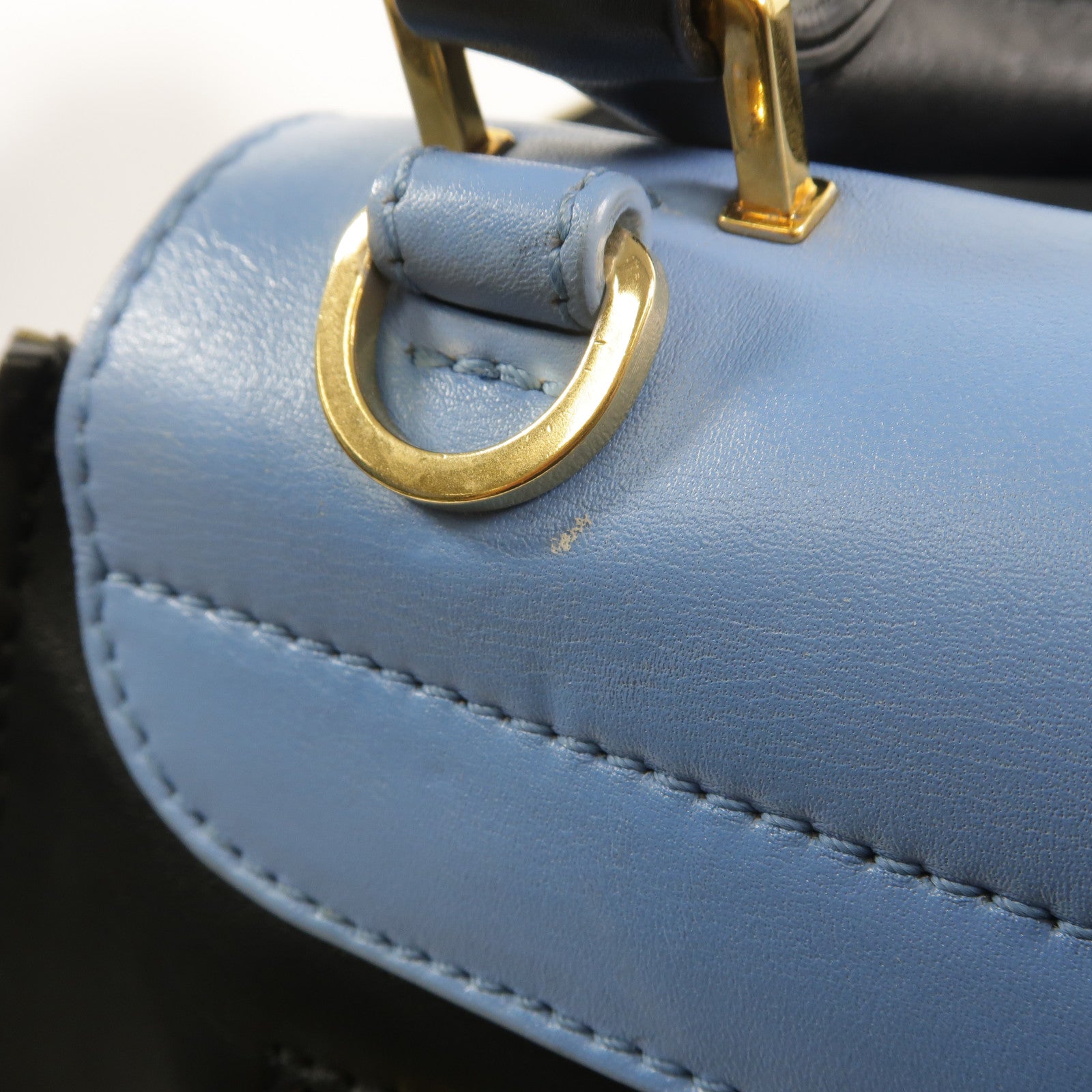 CELINE 牛皮皮革Trapeze手挽肩背兩用袋