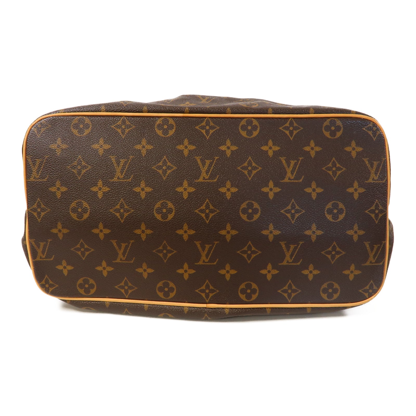 LOUIS VUITTON Monogram Palermo GM金扣手挽肩背兩用袋啡色