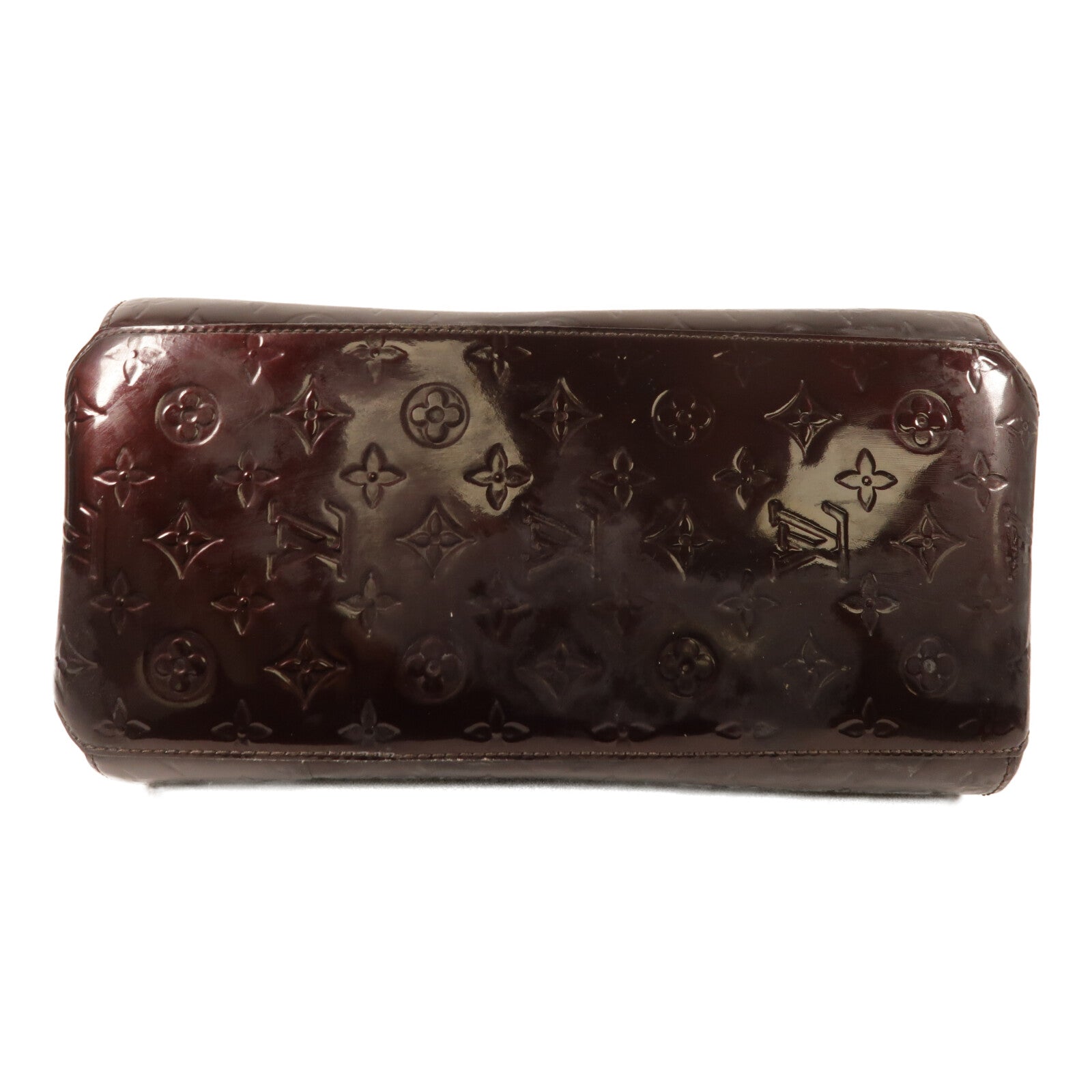 LOUIS VUITTON 【激減優惠】Vernis漆皮皮革Sherwood GM金扣肩背袋
