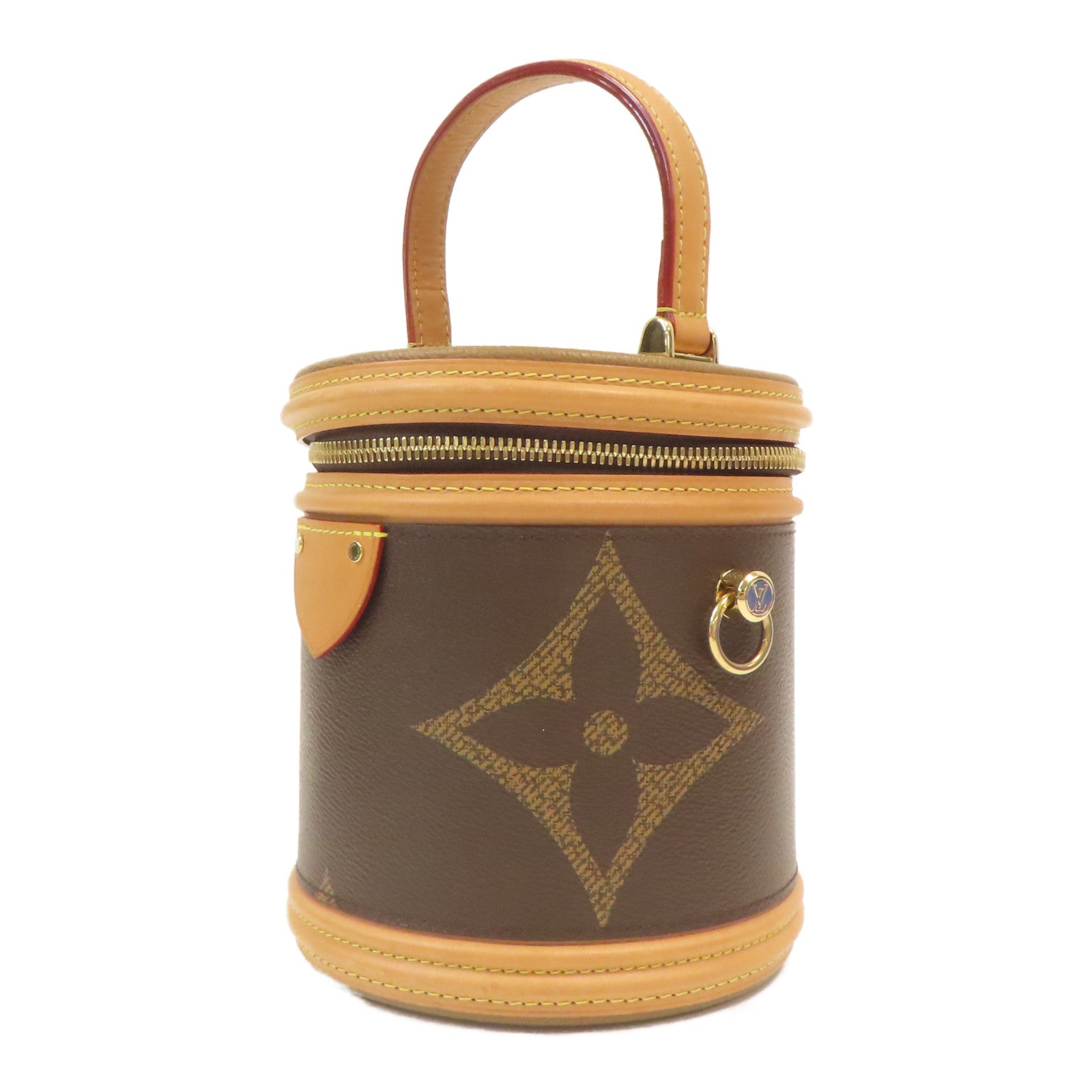 LOUIS VUITTON Monogram Giant Cannes金扣手挽肩背兩用袋啡色