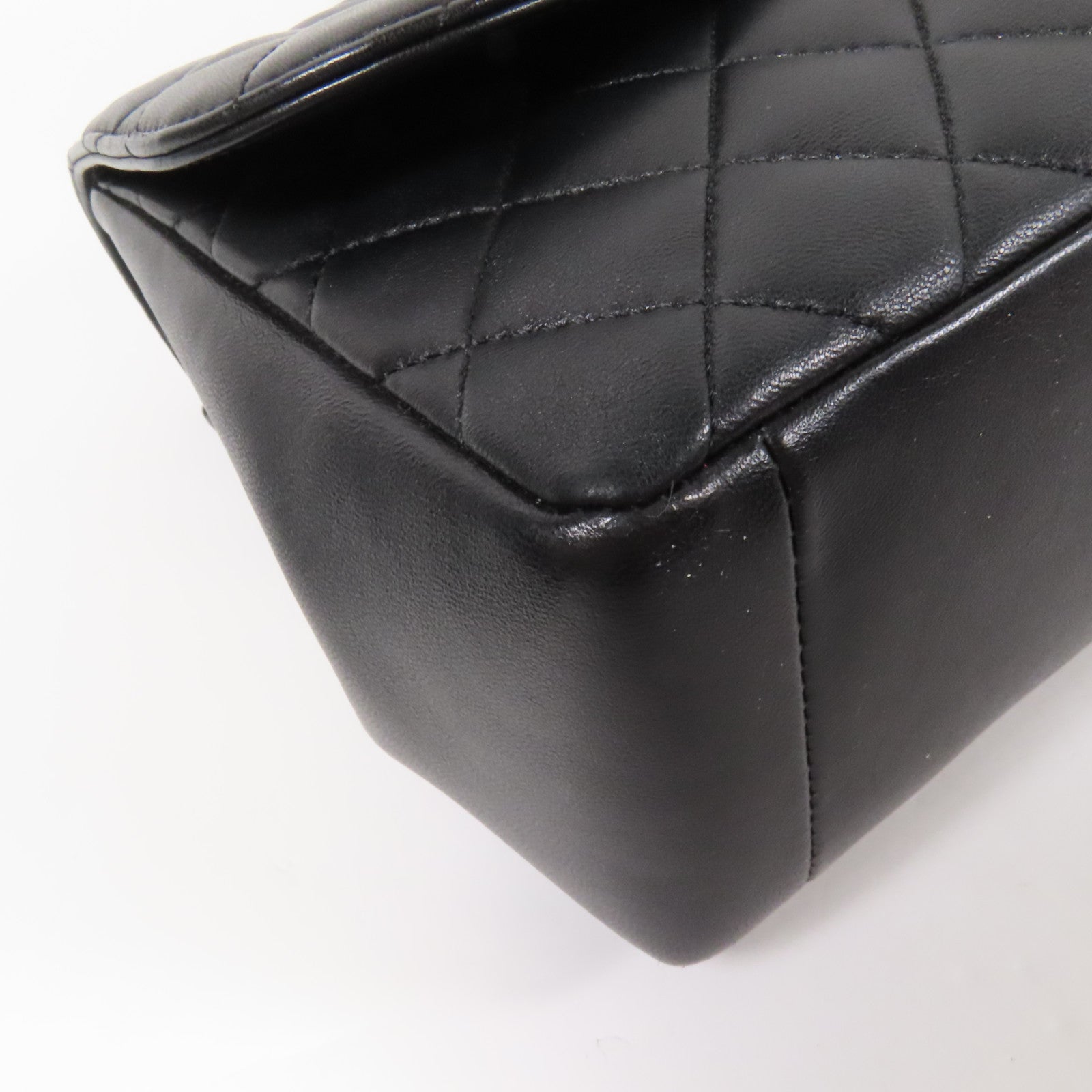 CHANEL 牛皮皮革Shoulder Bag金扣肩背袋