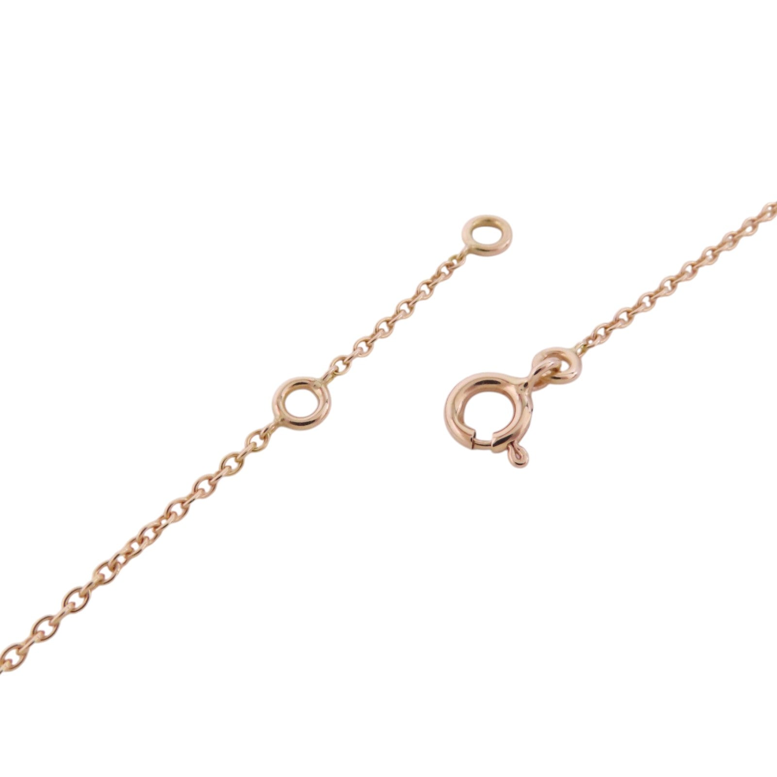HERMES 18K玫瑰金Farandole PM Necklace金扣項鏈