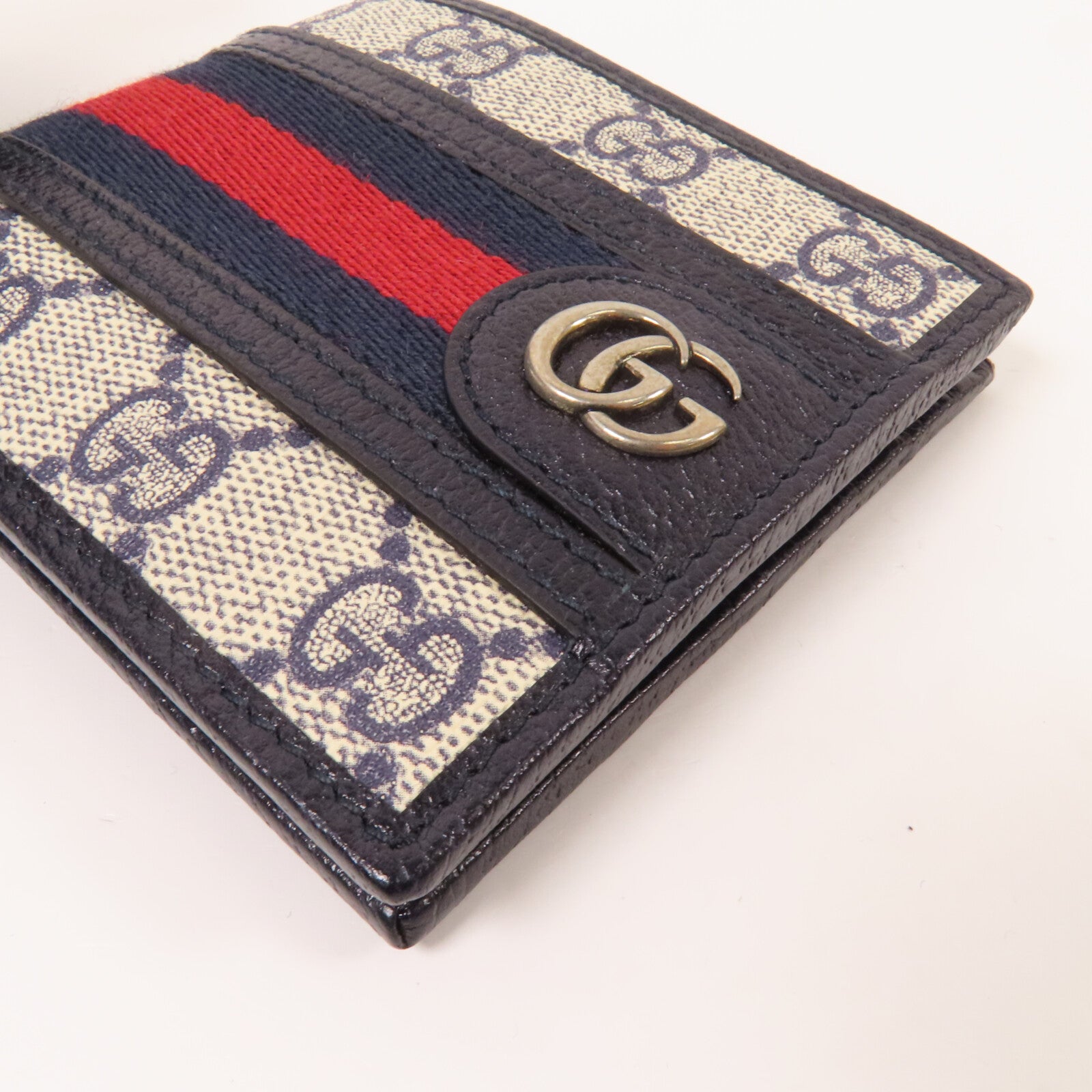 GUCCI 塗層帆布Ophidia GG Supreme Wallet短錢包