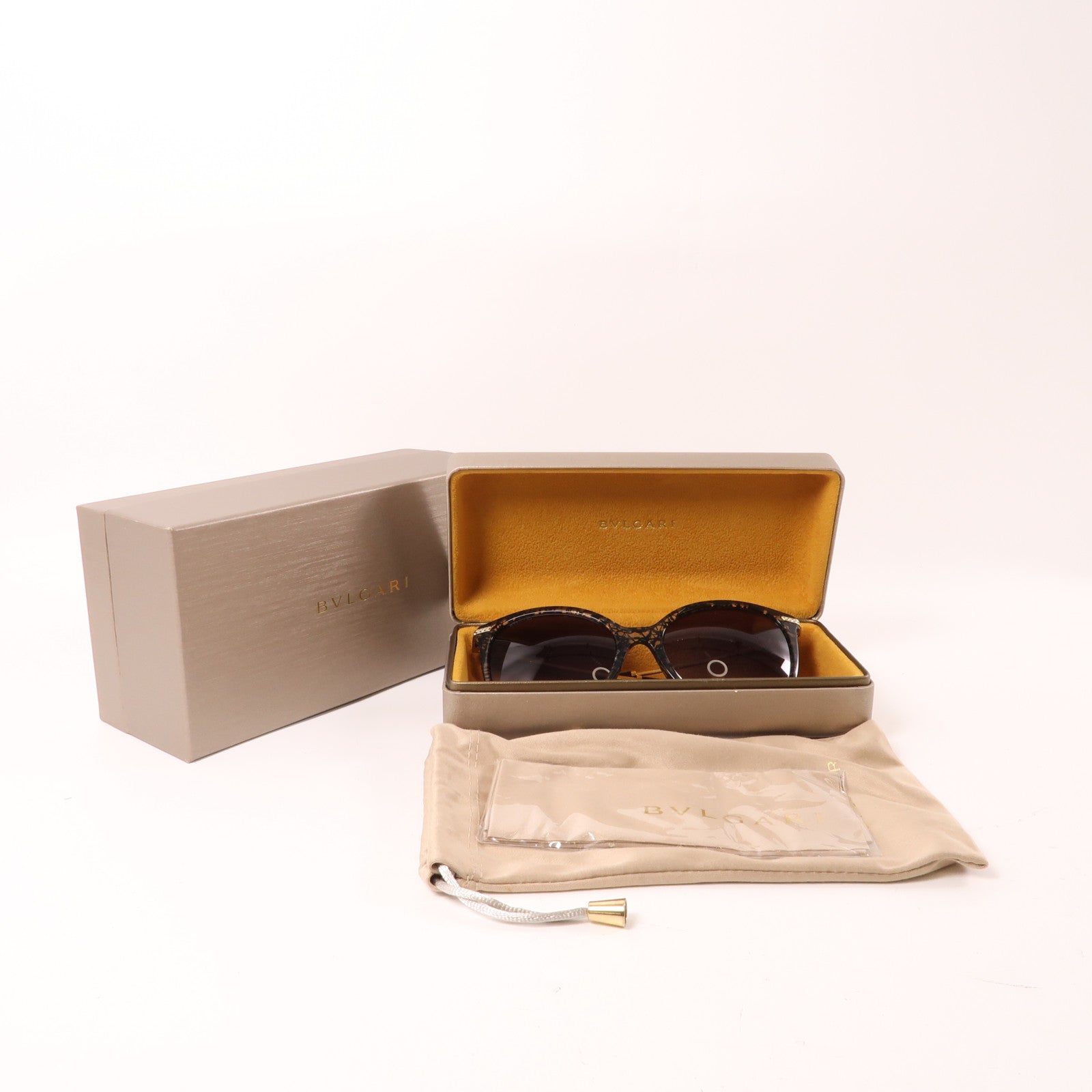 BVLGARI PVC/金屬Sunglasses太陽眼鏡灰色