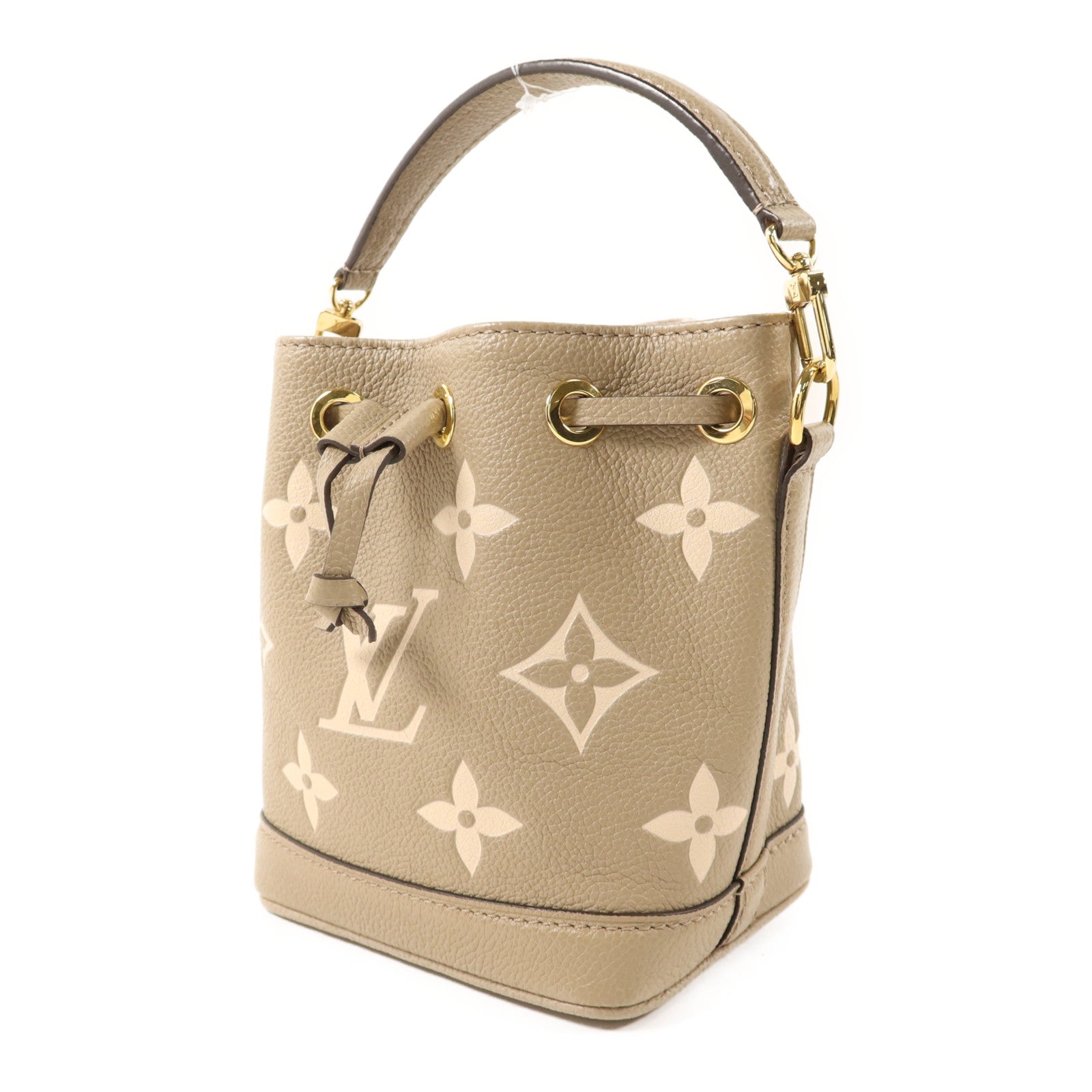 LOUIS VUITTON 【激減優惠】Monogram Empreinte Nano Noe金扣手挽肩背兩用袋