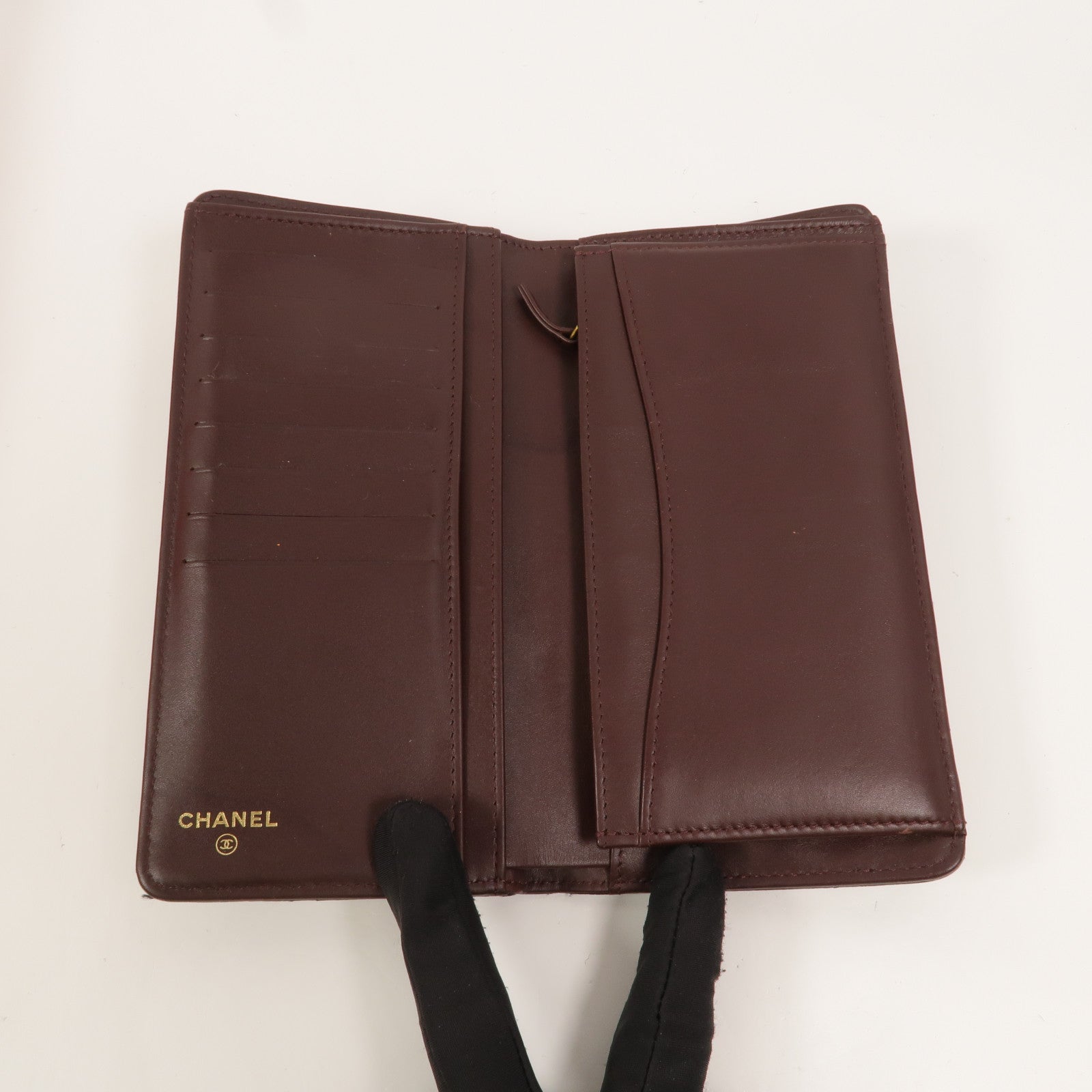 CHANEL 牛皮皮革Classic Long Flap Wallet長錢包