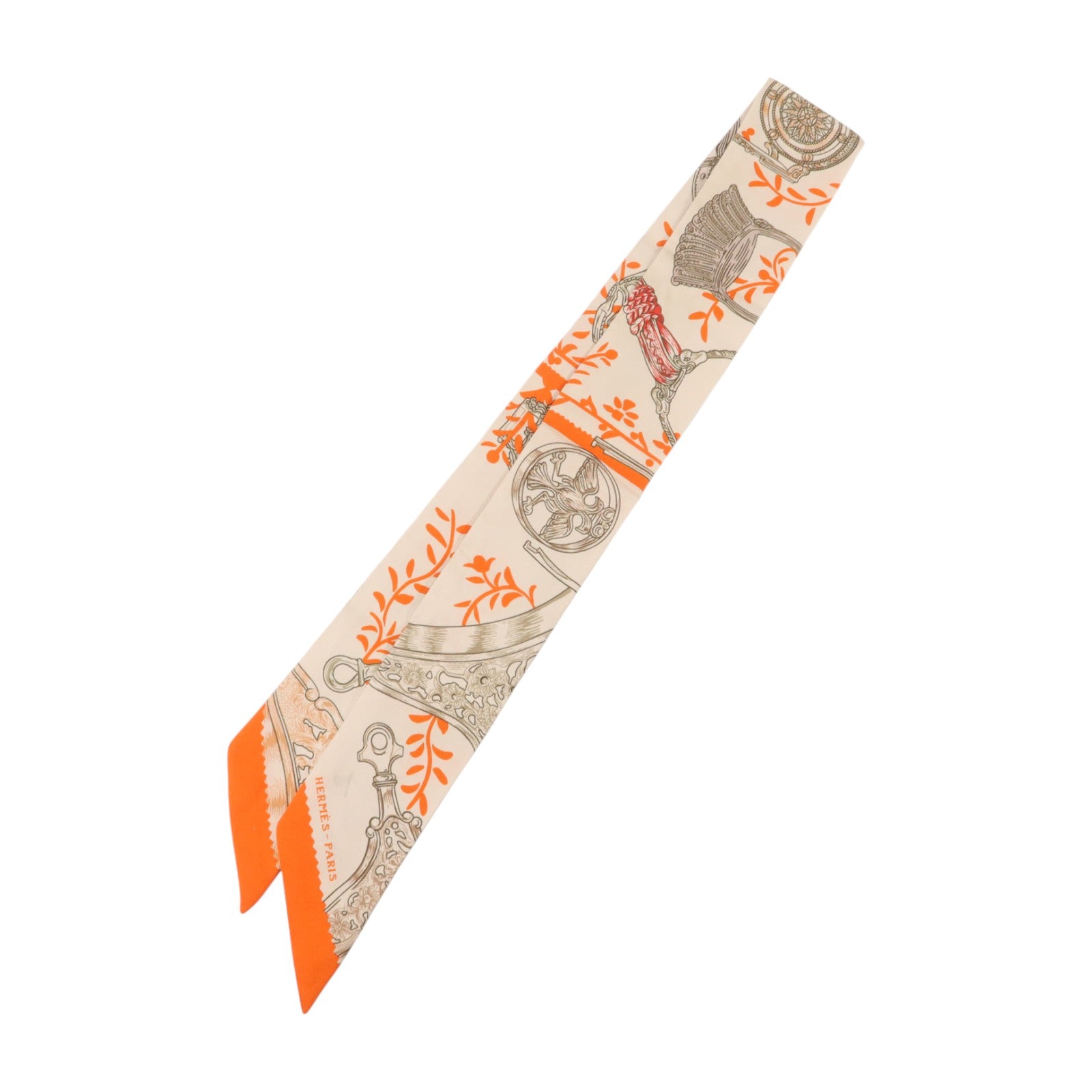 HERMES 絲質Twilly絲巾