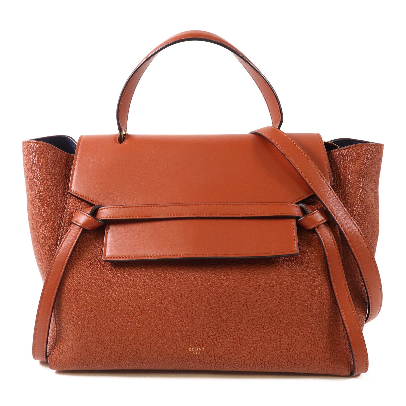 CELINE 【激減優惠】牛皮皮革Micro Belt金扣手挽肩背兩用袋