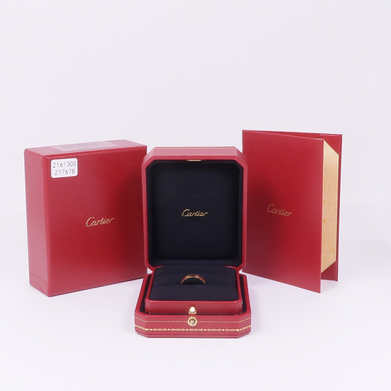 CARTIER 18K玫瑰金Love Ring戒指CARTIER#51/US#5.5