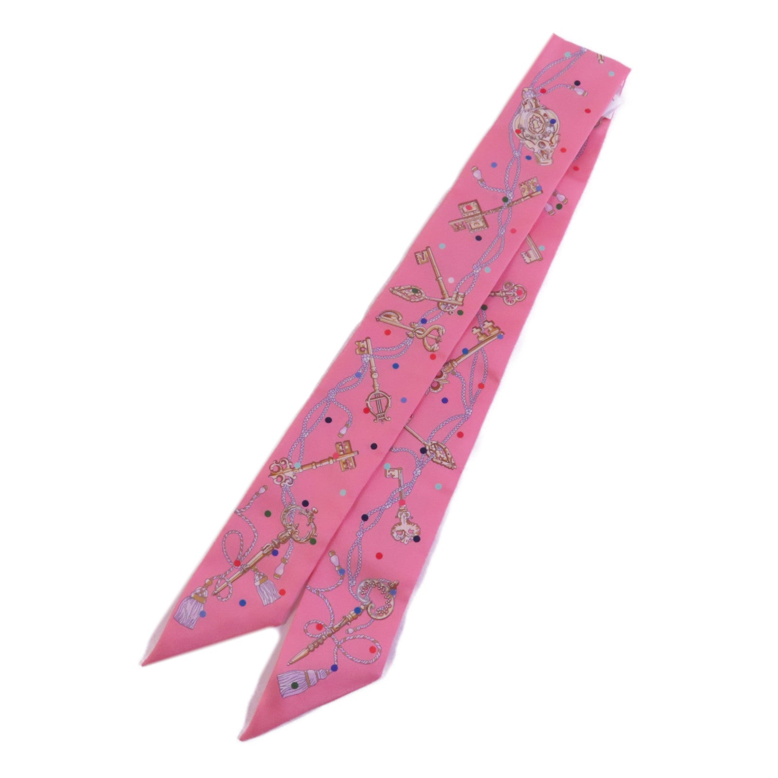 HERMES 絲質Twilly絲巾