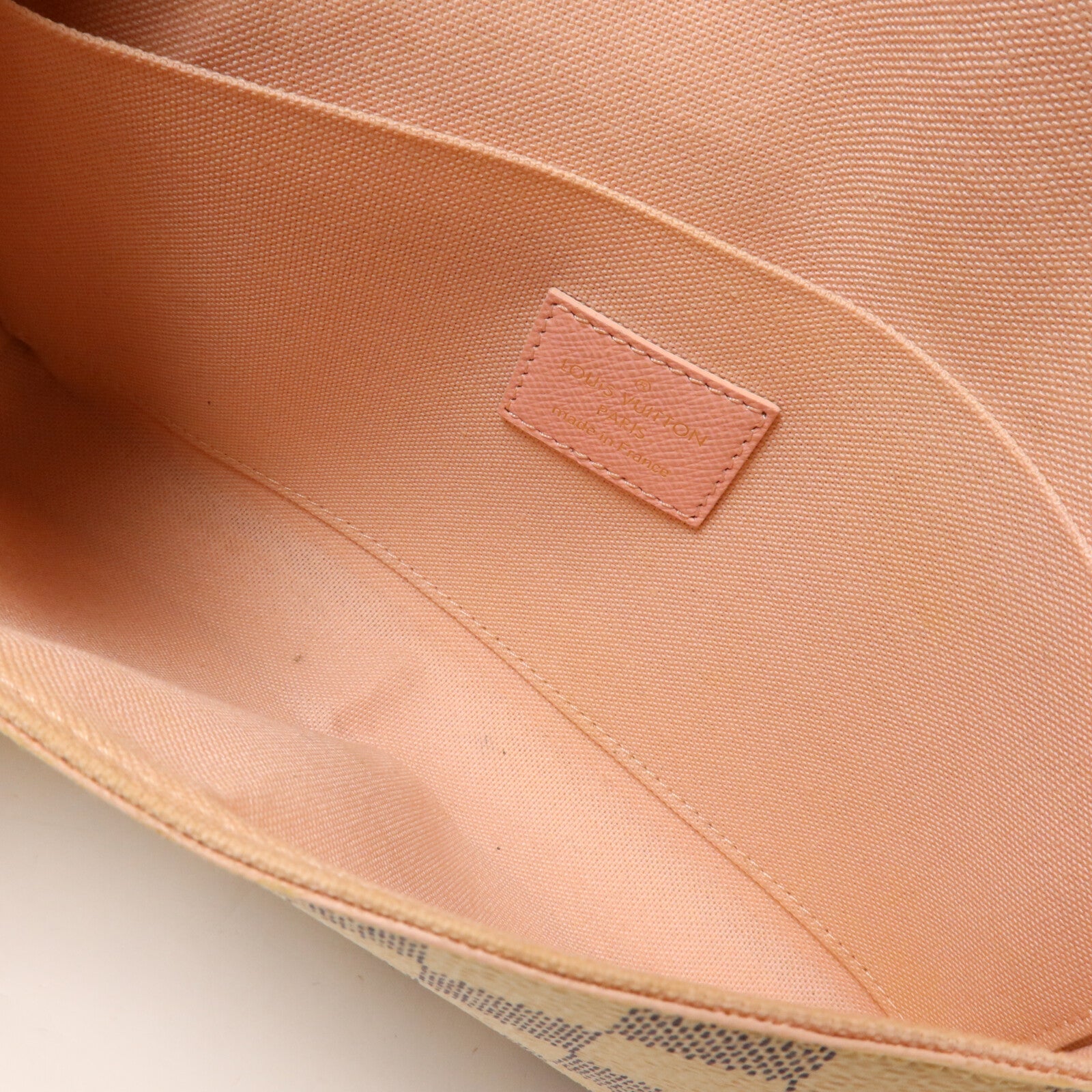 LOUIS VUITTON Damier Azur Felicie Pochette鏈帶肩背袋