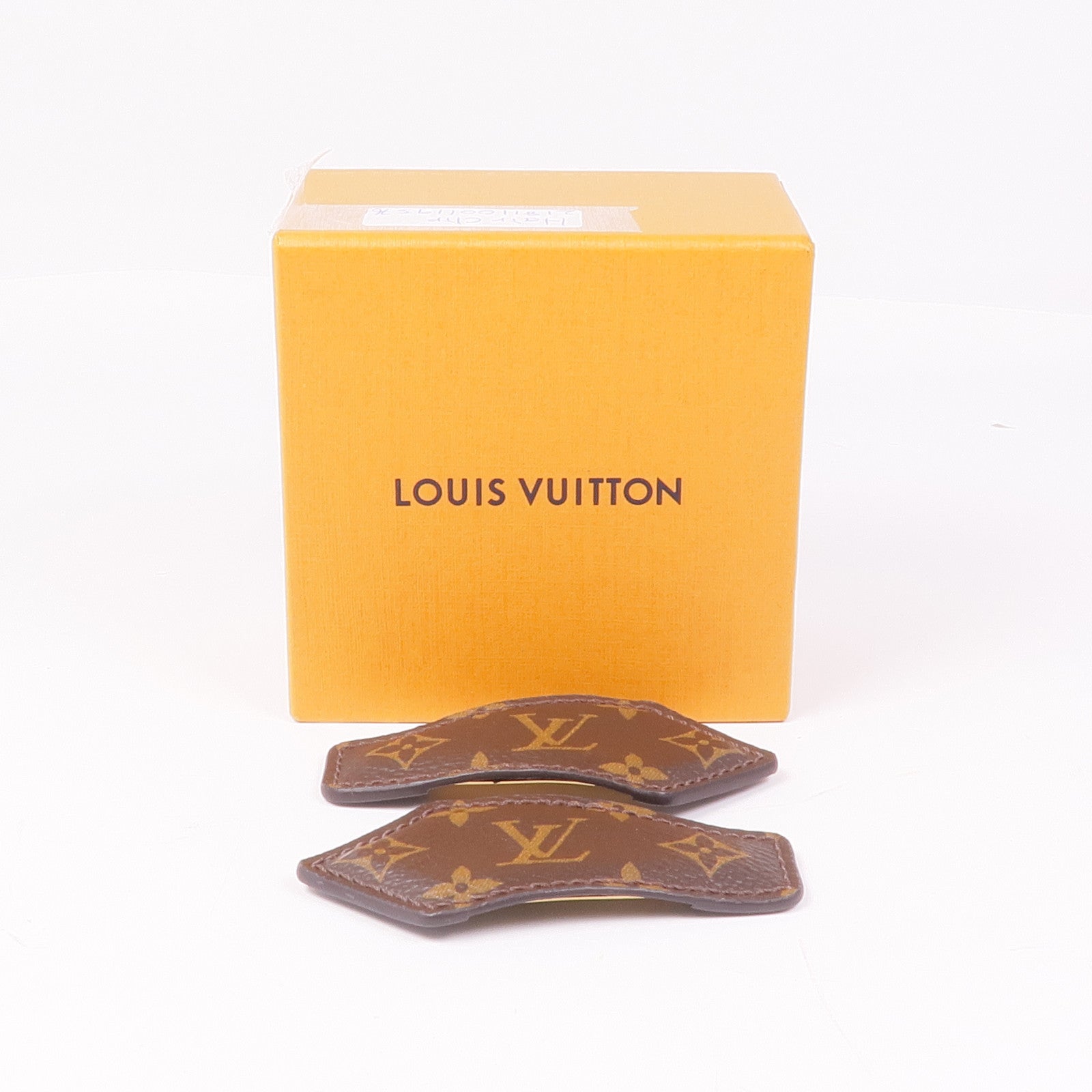 LOUIS VUITTON Monogram Hair Clips金扣髮夾