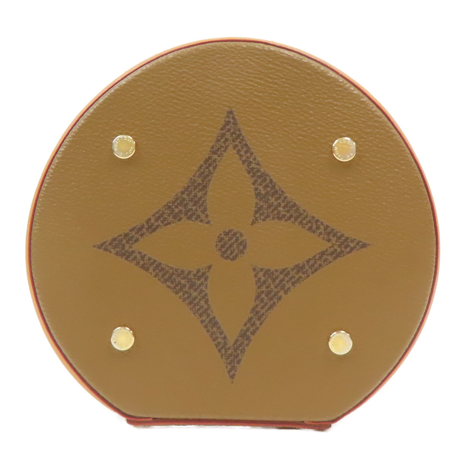 LOUIS VUITTON Monogram Giant Cannes金扣手挽肩背兩用袋啡色