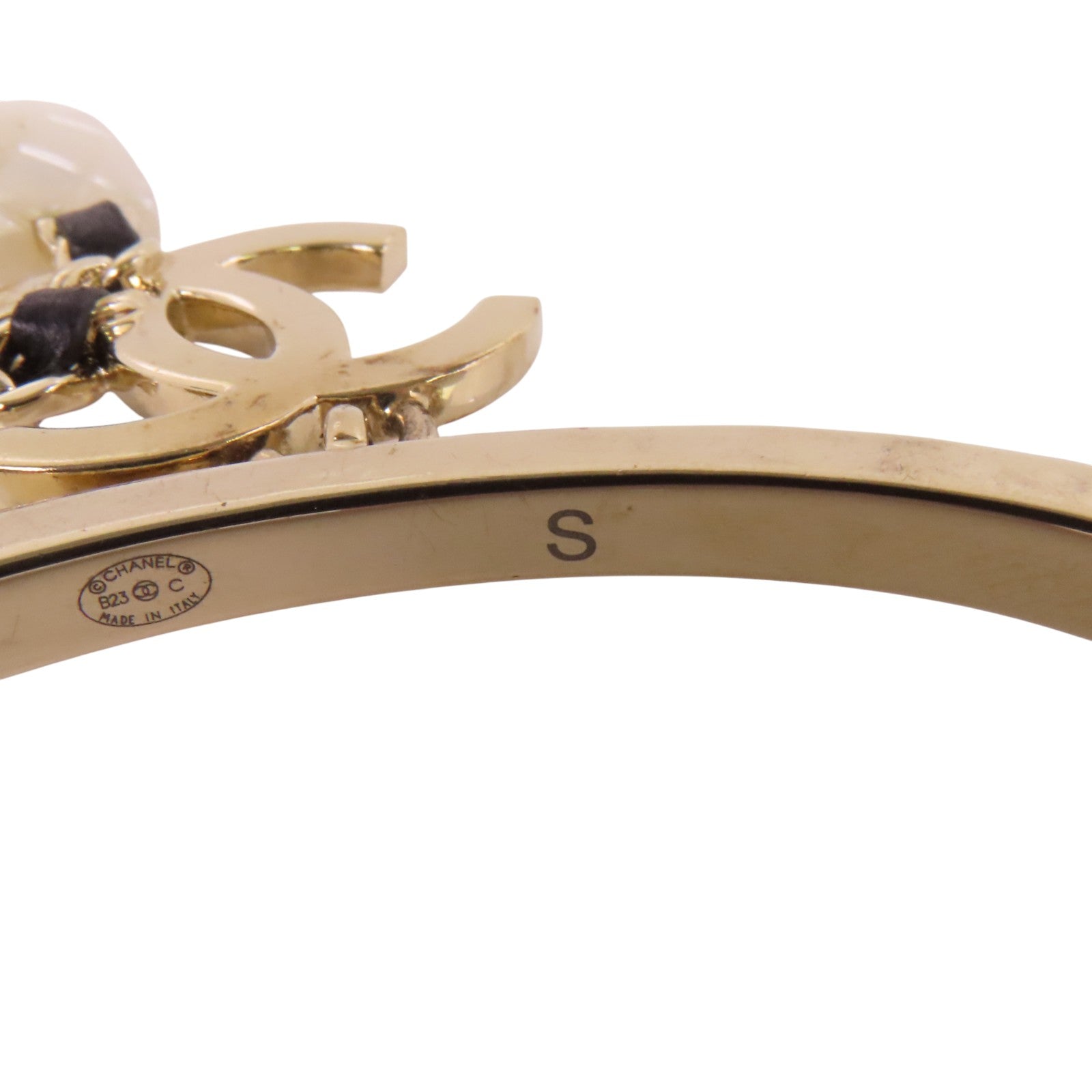 CHANEL 金屬/PVC/皮革Bangle手鐲