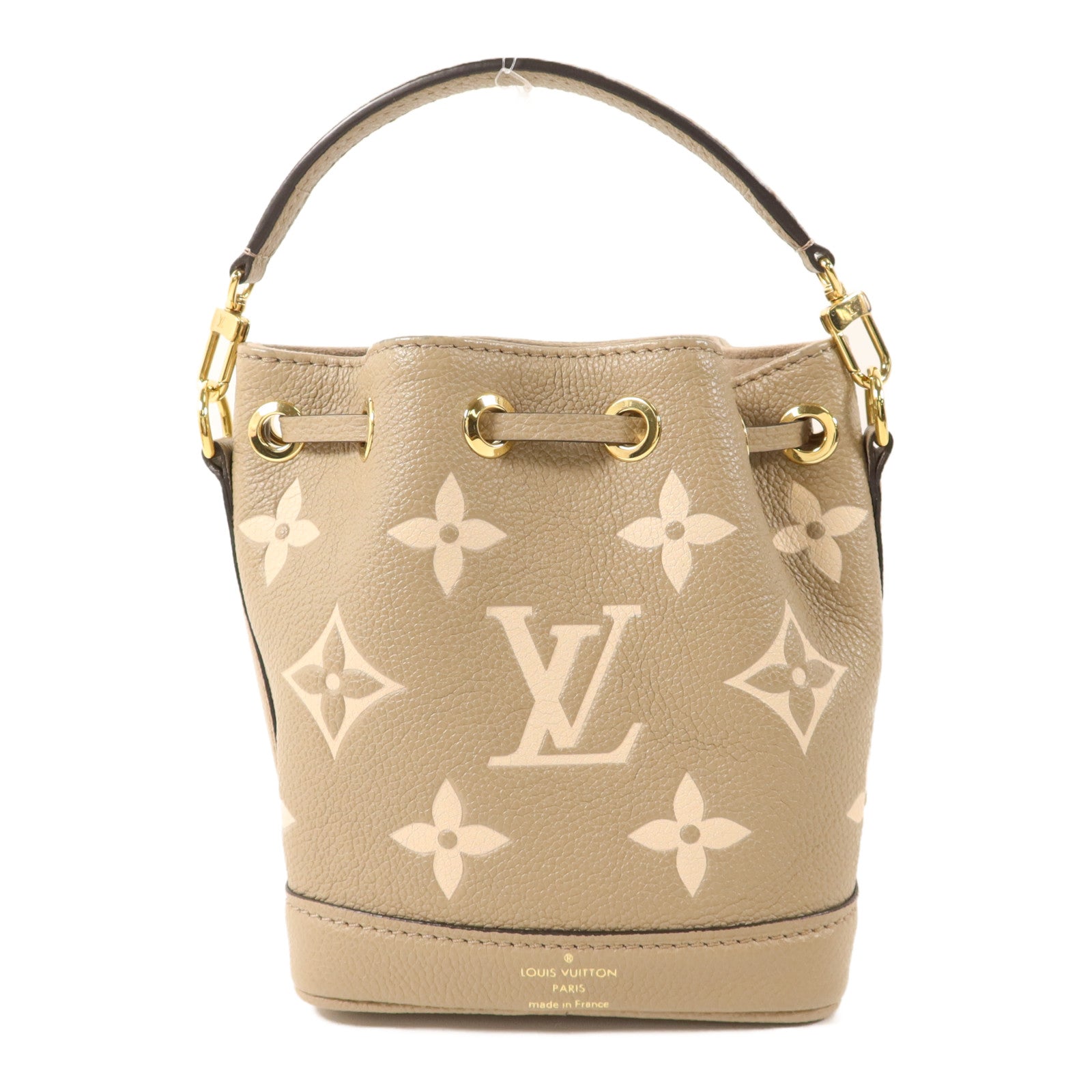 LOUIS VUITTON 【激減優惠】Monogram Empreinte Nano Noe金扣手挽肩背兩用袋